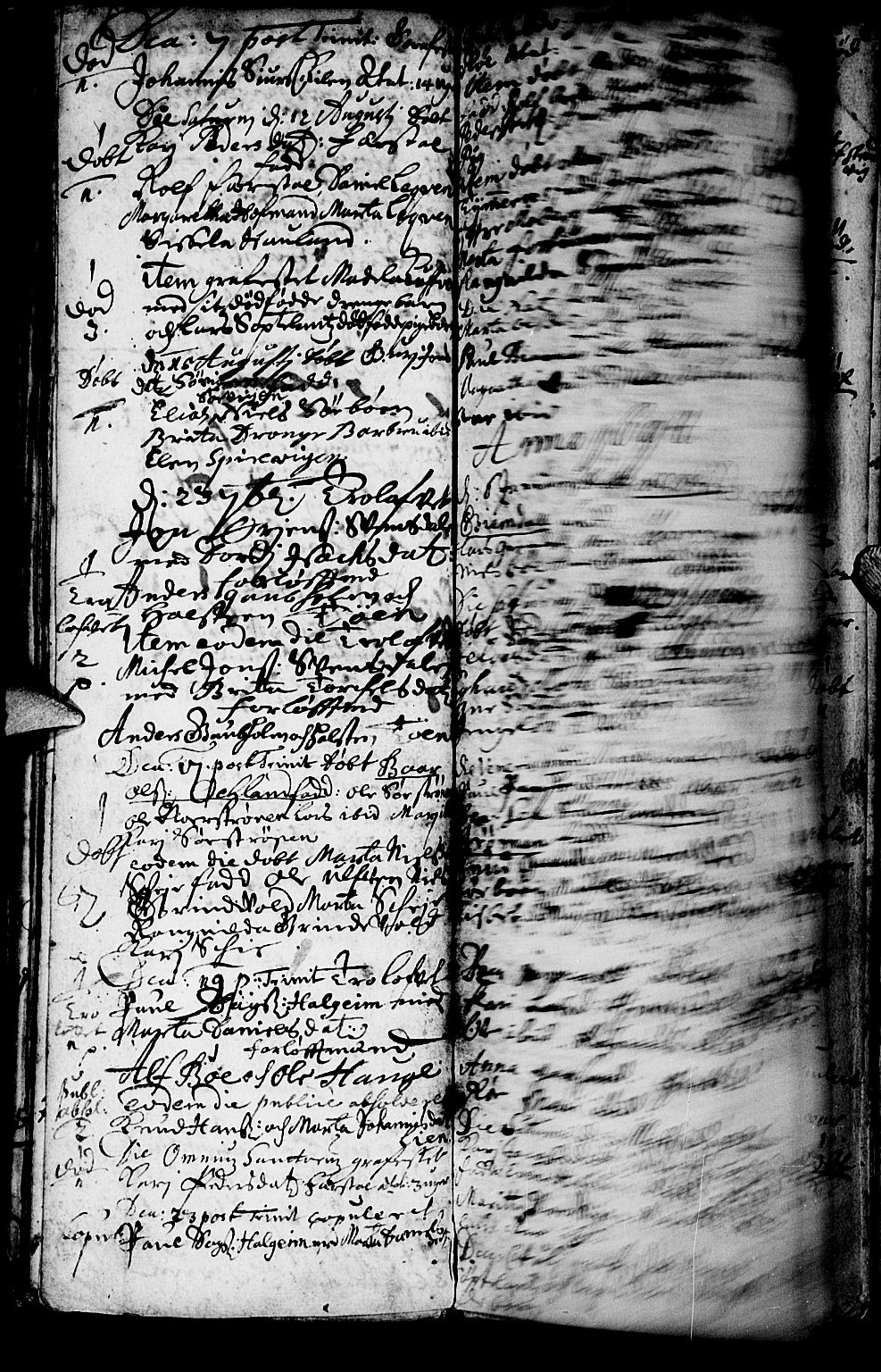Os sokneprestembete, SAB/A-99929: Parish register (official) no. A 1, 1669-1722, p. 54