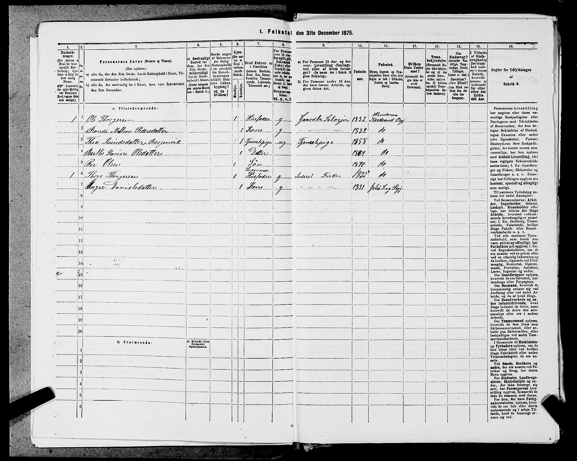 SAST, 1875 census for 1139P Nedstrand, 1875, p. 604