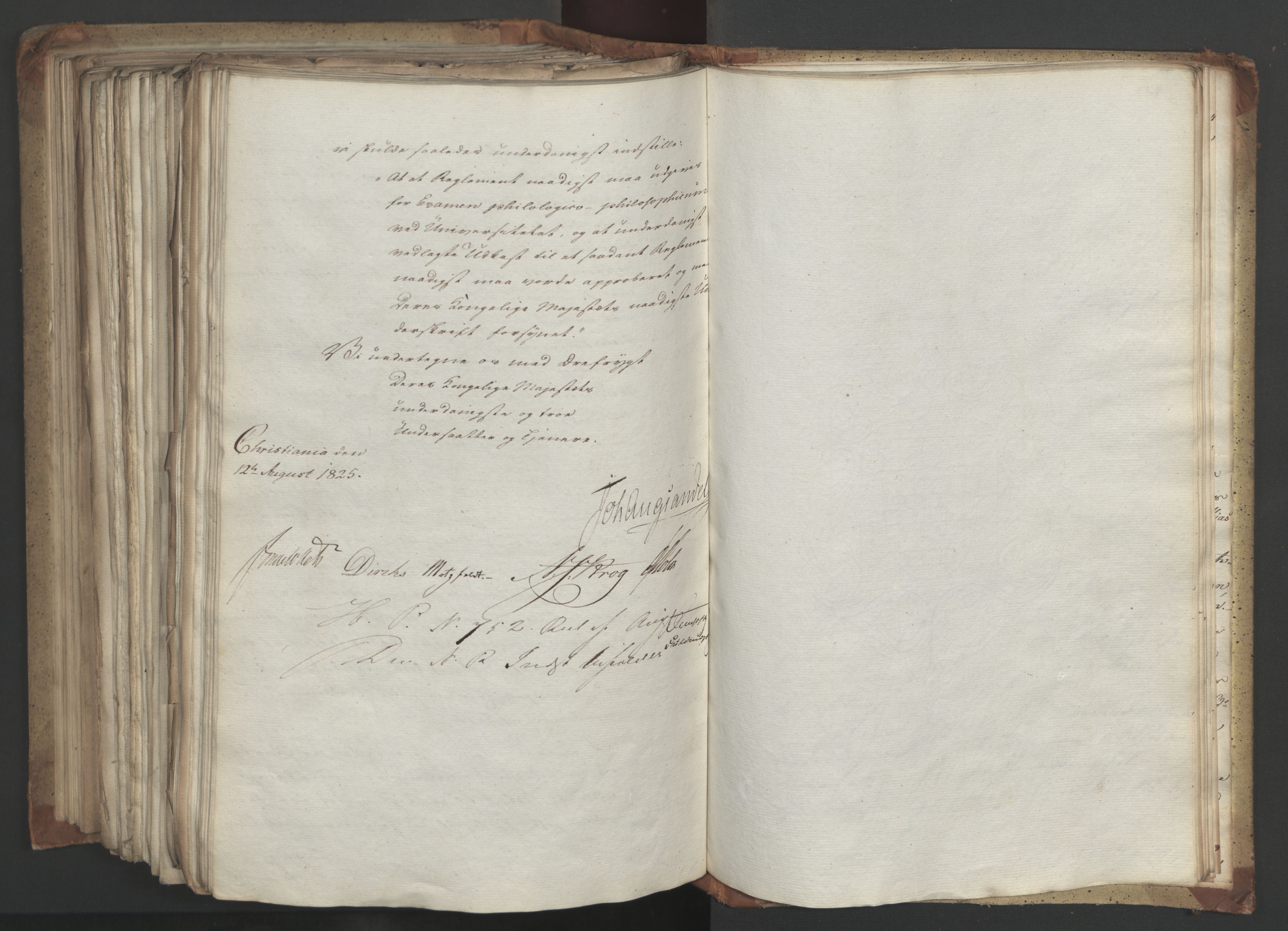 Statsrådsavdelingen i Stockholm, AV/RA-S-1003/D/Da/L0043: Regjeringsinnstillinger nr. 2706-2845, 1825, p. 427