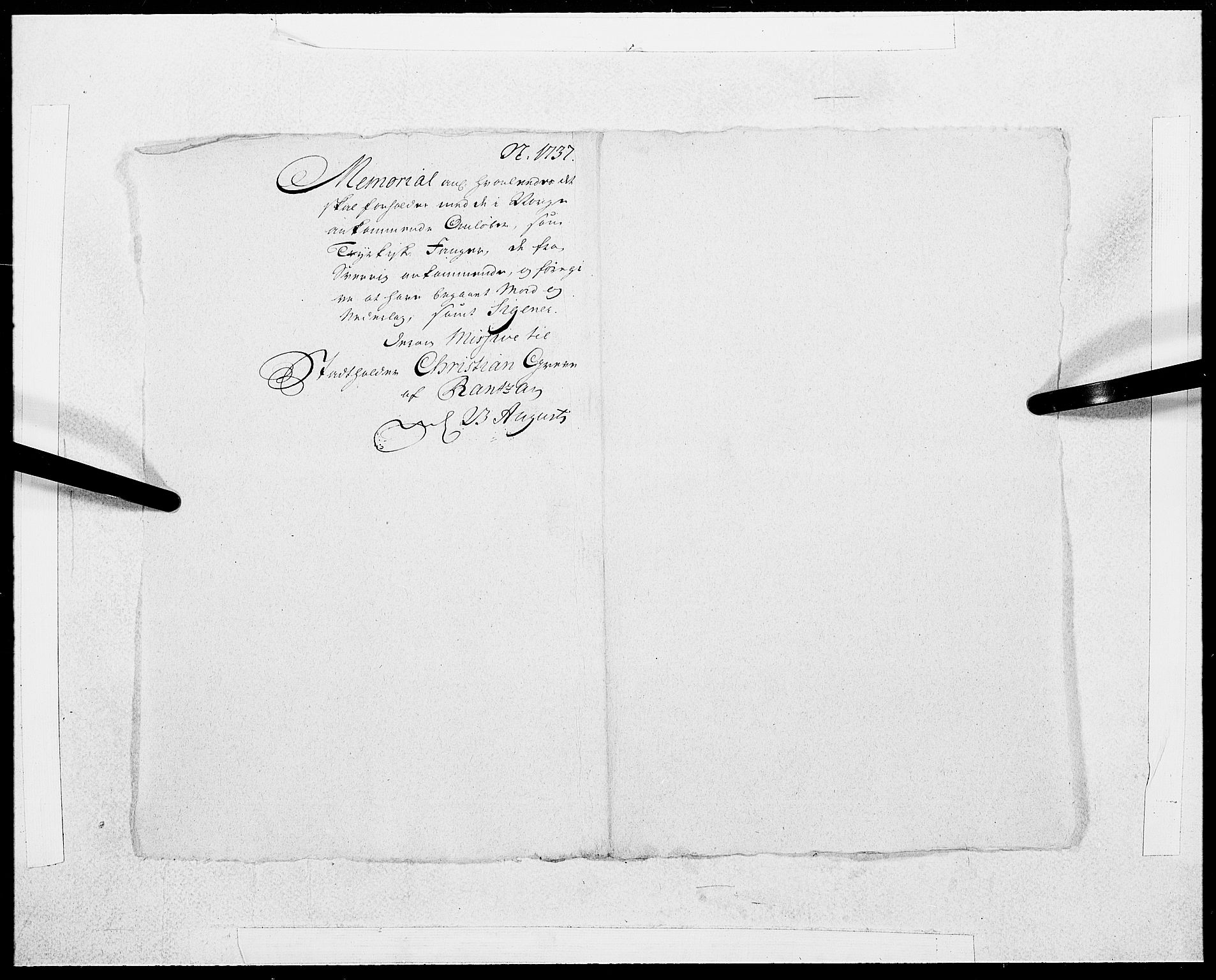 Danske Kanselli 1572-1799, AV/RA-EA-3023/F/Fc/Fcc/Fcca/L0125: Norske innlegg 1572-1799, 1737, p. 182