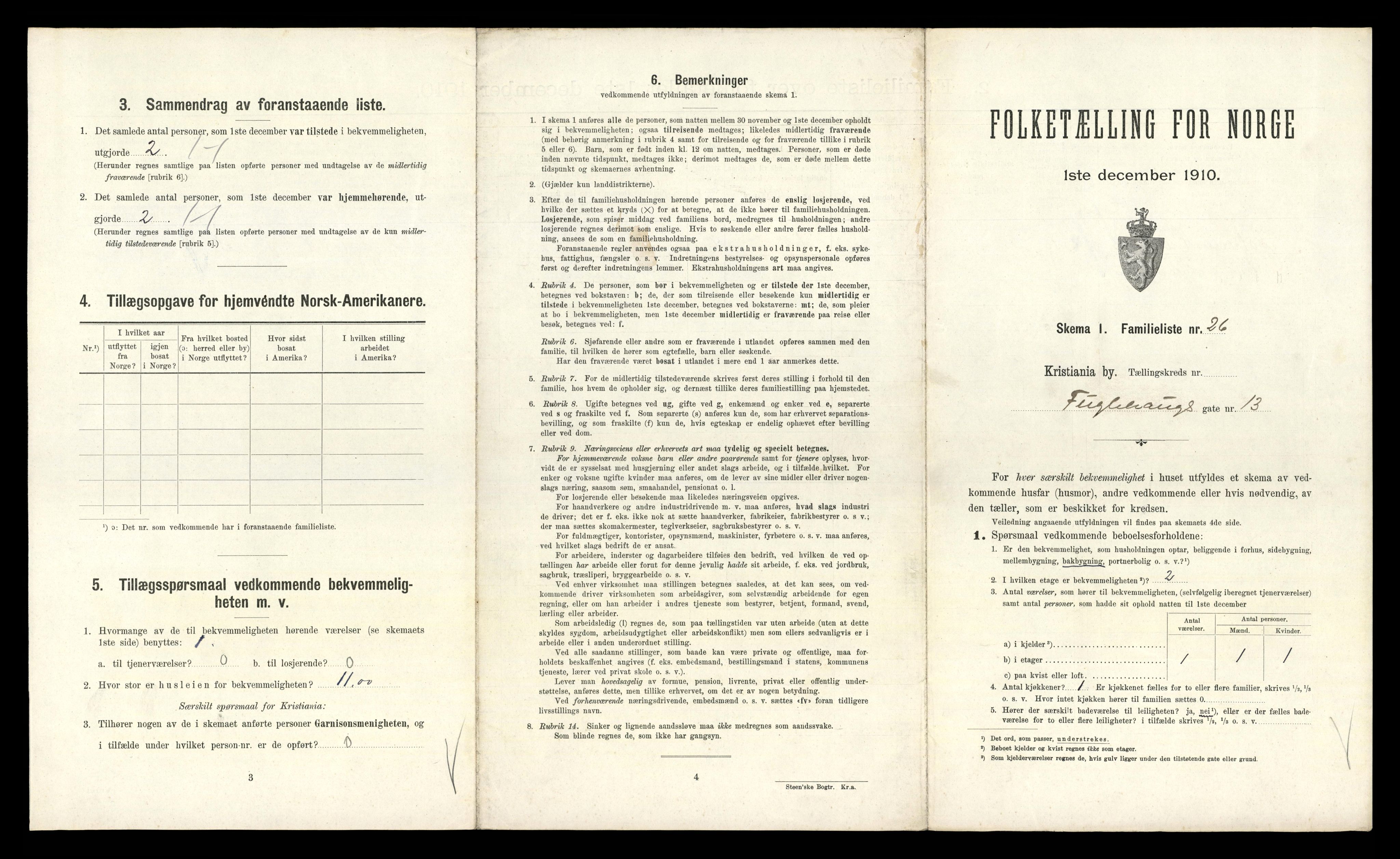 RA, 1910 census for Kristiania, 1910, p. 27729