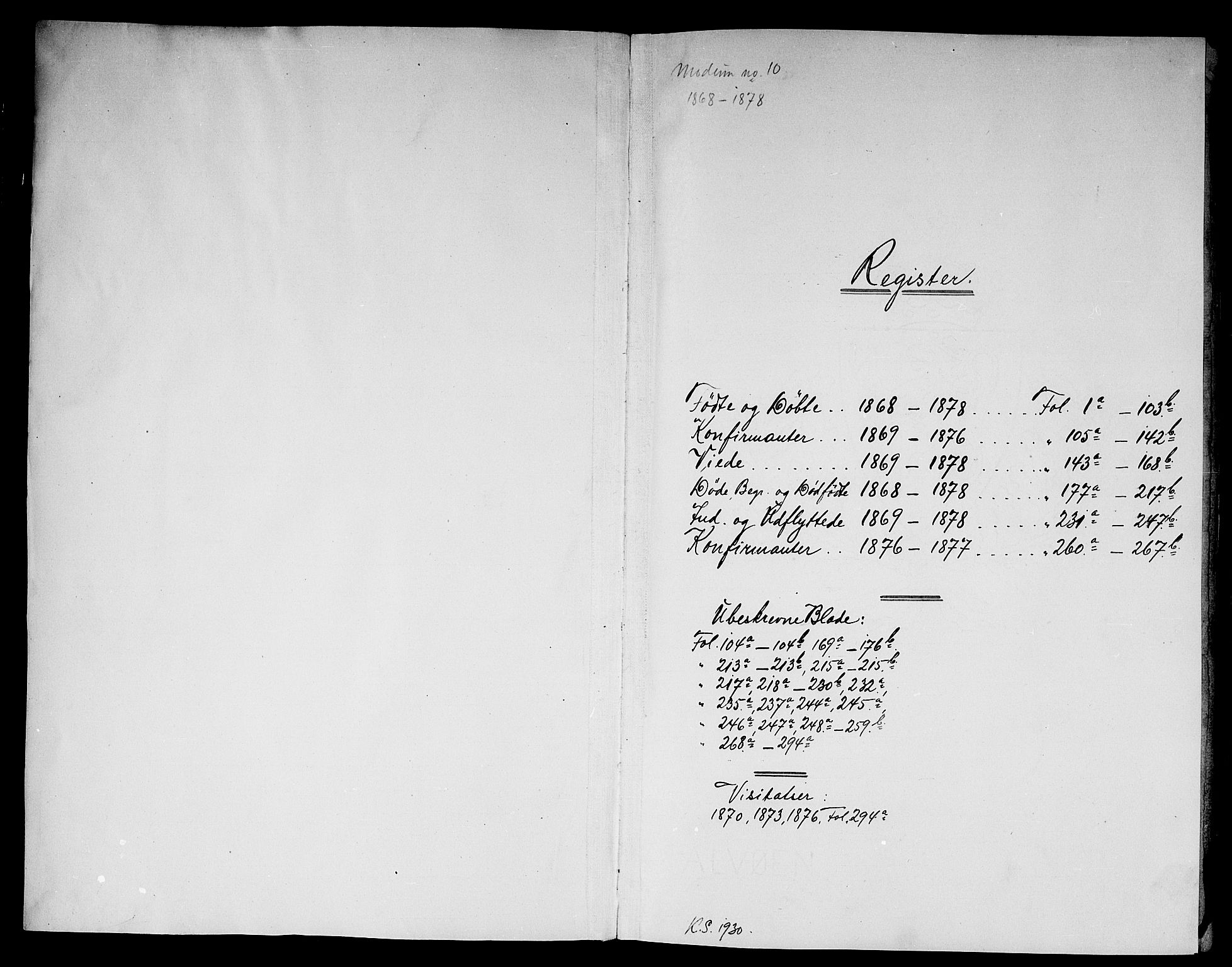 Modum kirkebøker, AV/SAKO-A-234/G/Ga/L0007: Parish register (copy) no. I 7, 1869-1878