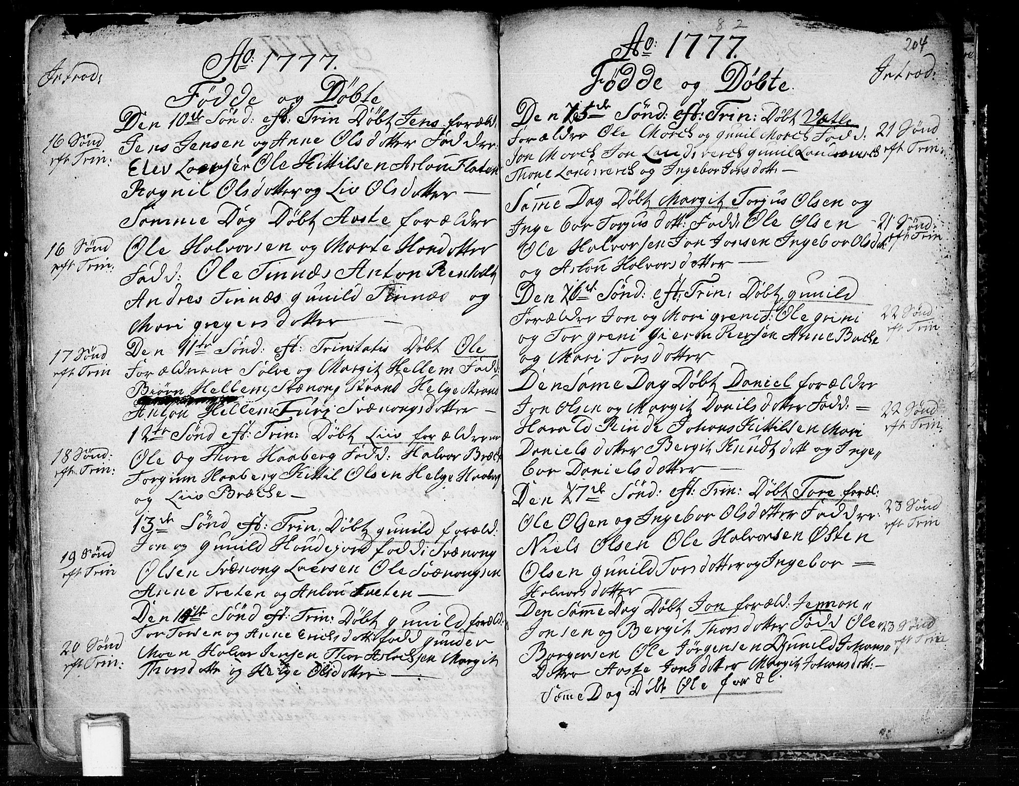 Heddal kirkebøker, SAKO/A-268/F/Fa/L0003: Parish register (official) no. I 3, 1723-1783, p. 204