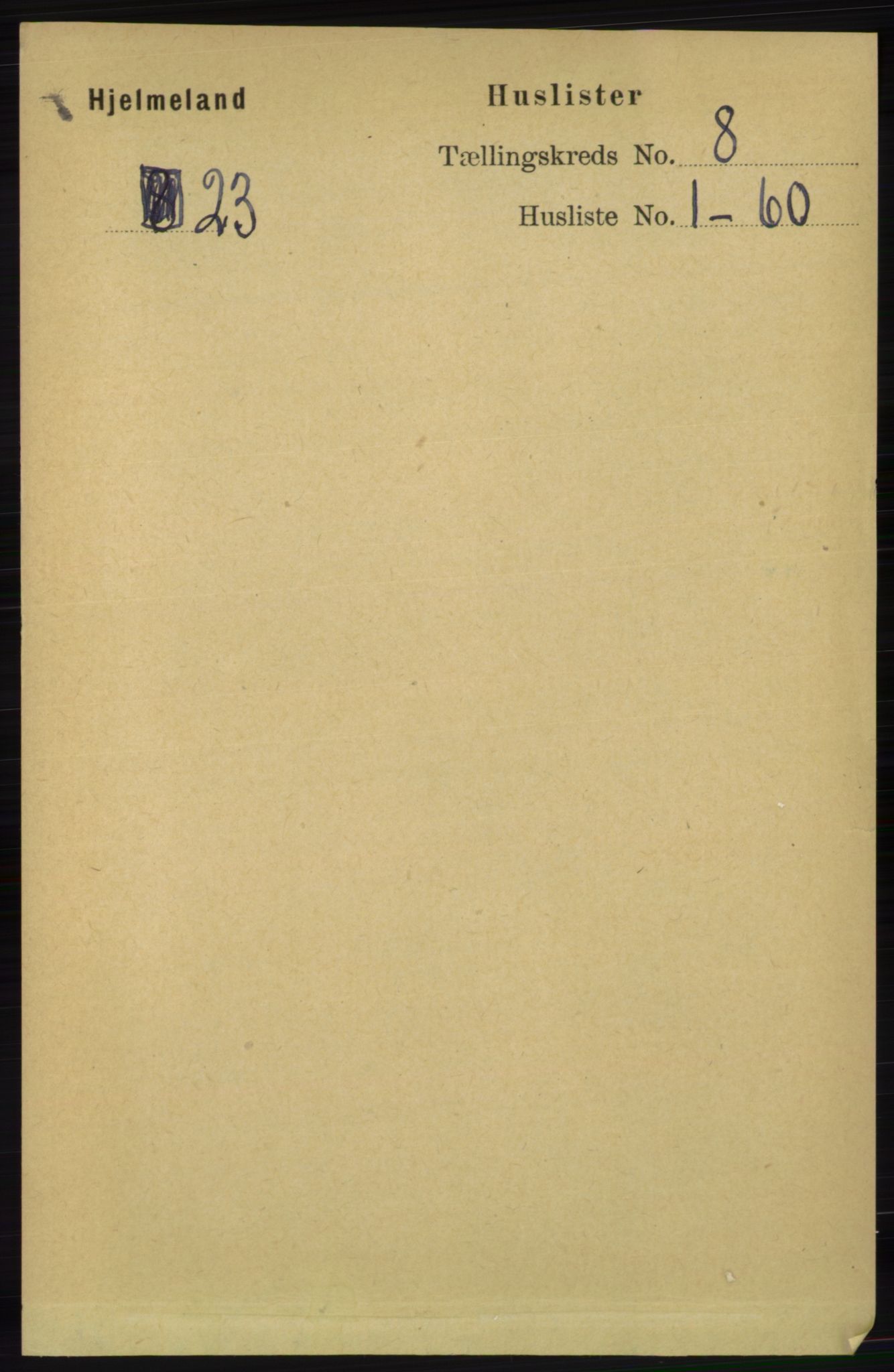 RA, 1891 census for 1133 Hjelmeland, 1891, p. 2410