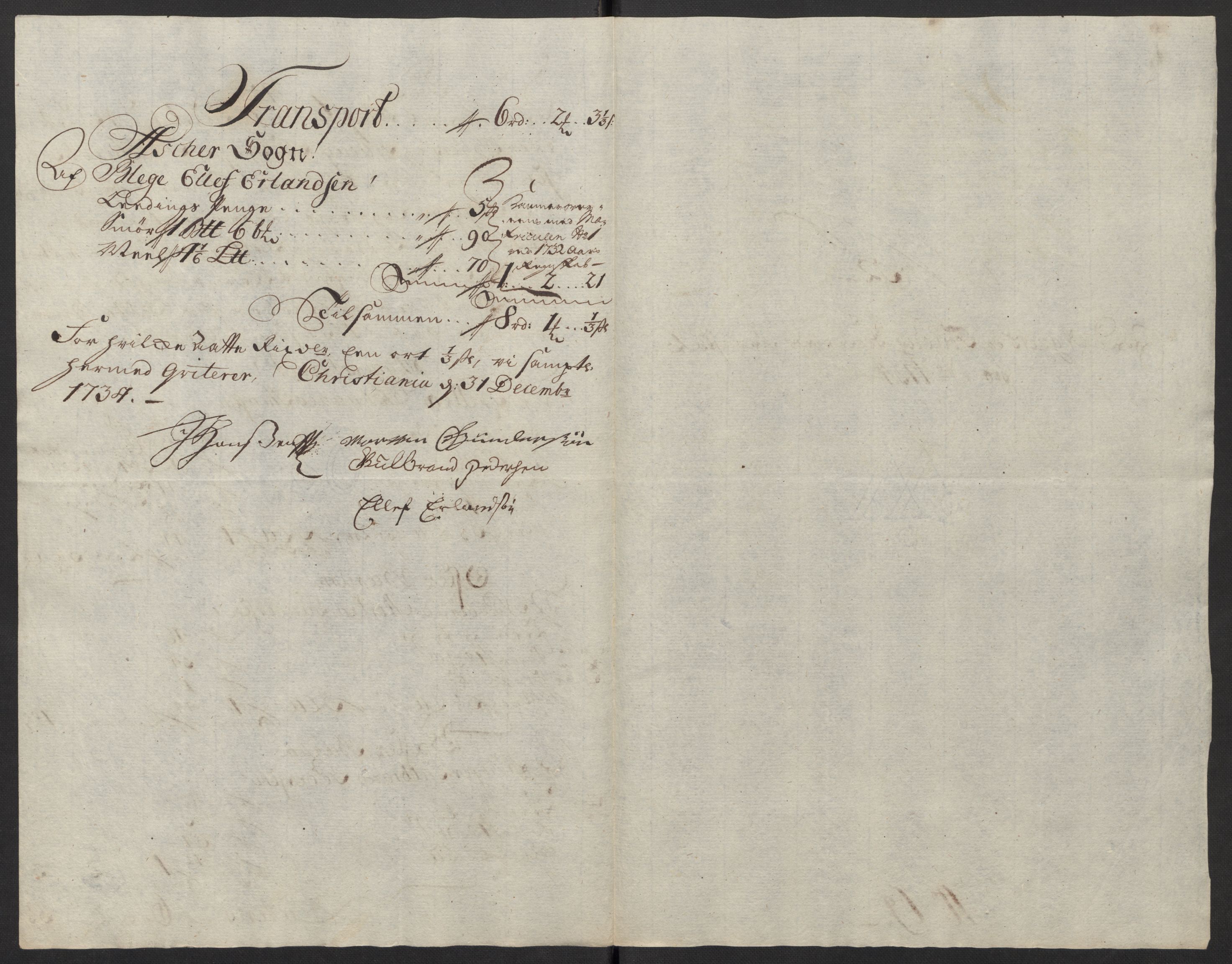 Rentekammeret inntil 1814, Reviderte regnskaper, Fogderegnskap, AV/RA-EA-4092/R10/L0473: Fogderegnskap Aker og Follo, 1734, p. 220