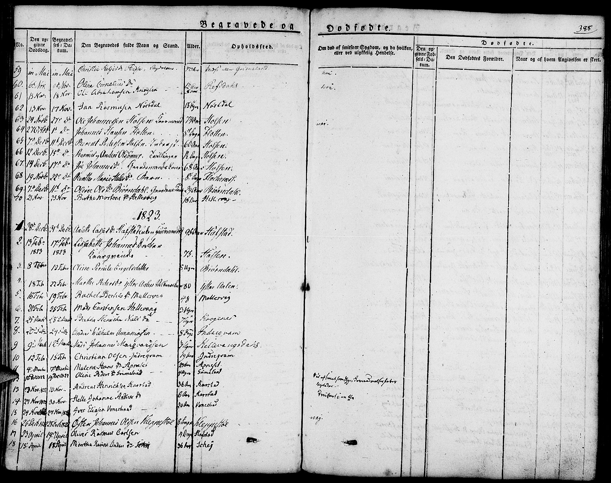 Førde sokneprestembete, SAB/A-79901/H/Haa/Haaa/L0006: Parish register (official) no. A 6, 1821-1842, p. 388