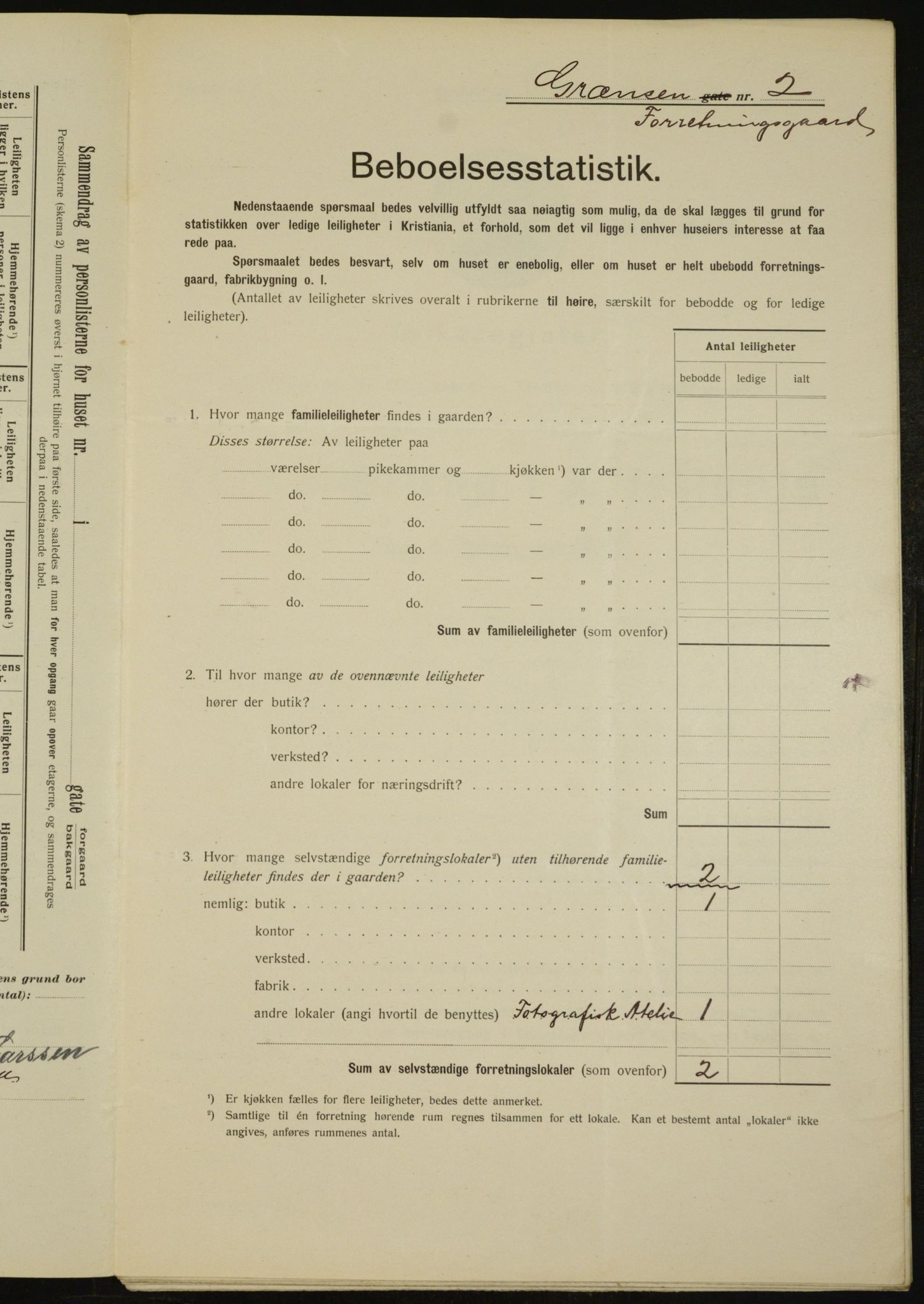 OBA, Municipal Census 1912 for Kristiania, 1912, p. 29526