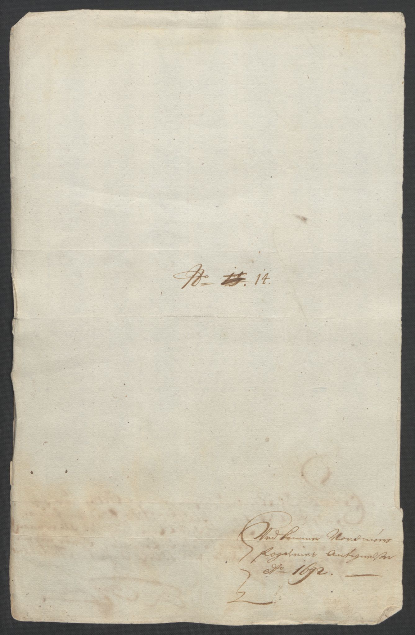 Rentekammeret inntil 1814, Reviderte regnskaper, Fogderegnskap, AV/RA-EA-4092/R56/L3735: Fogderegnskap Nordmøre, 1692-1693, p. 274