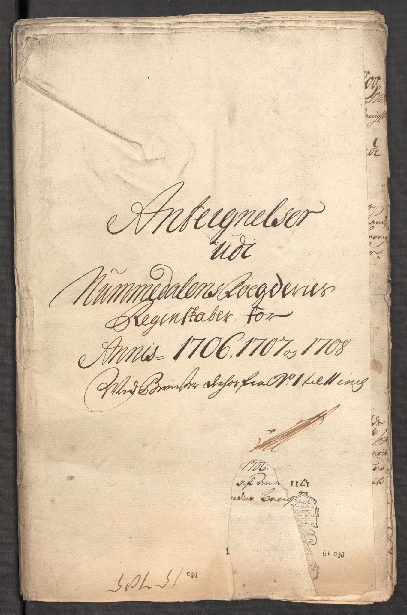 Rentekammeret inntil 1814, Reviderte regnskaper, Fogderegnskap, RA/EA-4092/R64/L4430: Fogderegnskap Namdal, 1707-1708, p. 440