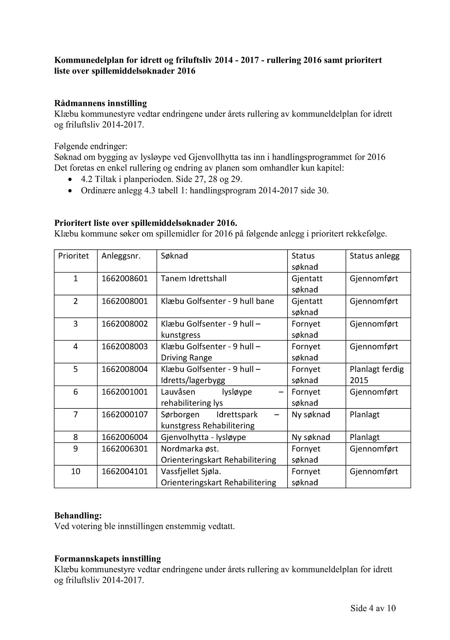 Klæbu Kommune, TRKO/KK/02-FS/L008: Formannsskapet - Møtedokumenter, 2015, p. 3851