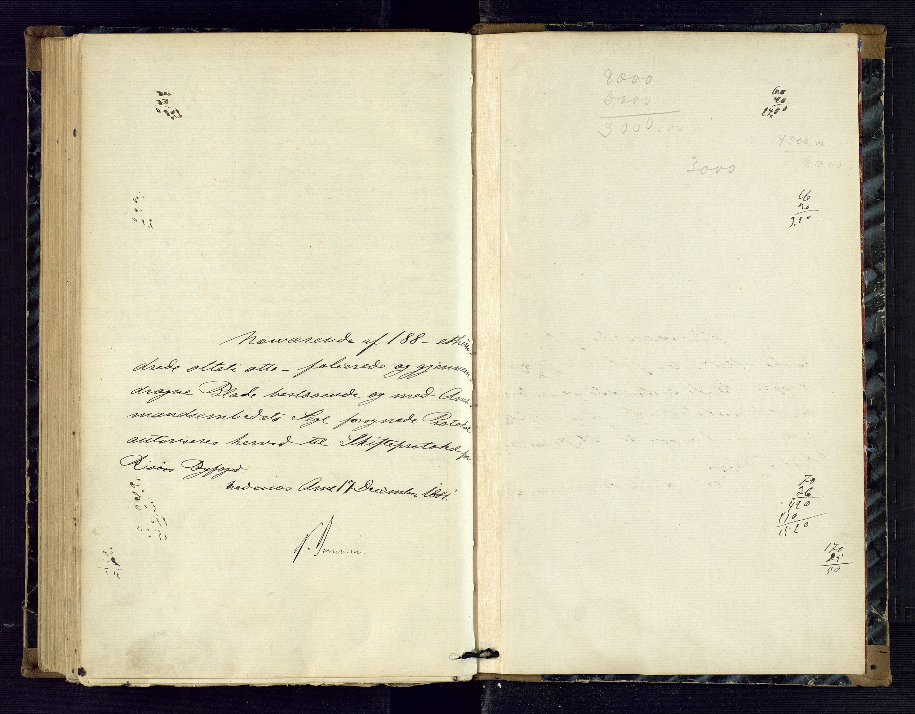 Risør byfogd, AV/SAK-1222-0005/H/Hc/L0004: Skifteprotokoll nr. 3B, 1882-1886