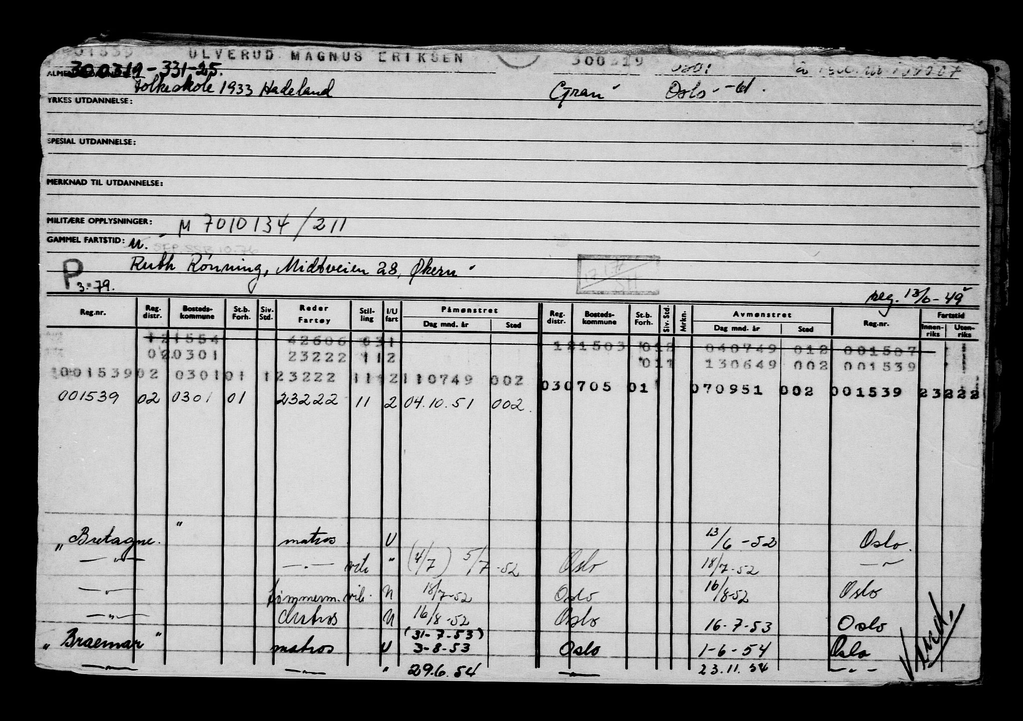 Direktoratet for sjømenn, AV/RA-S-3545/G/Gb/L0167: Hovedkort, 1919, p. 480