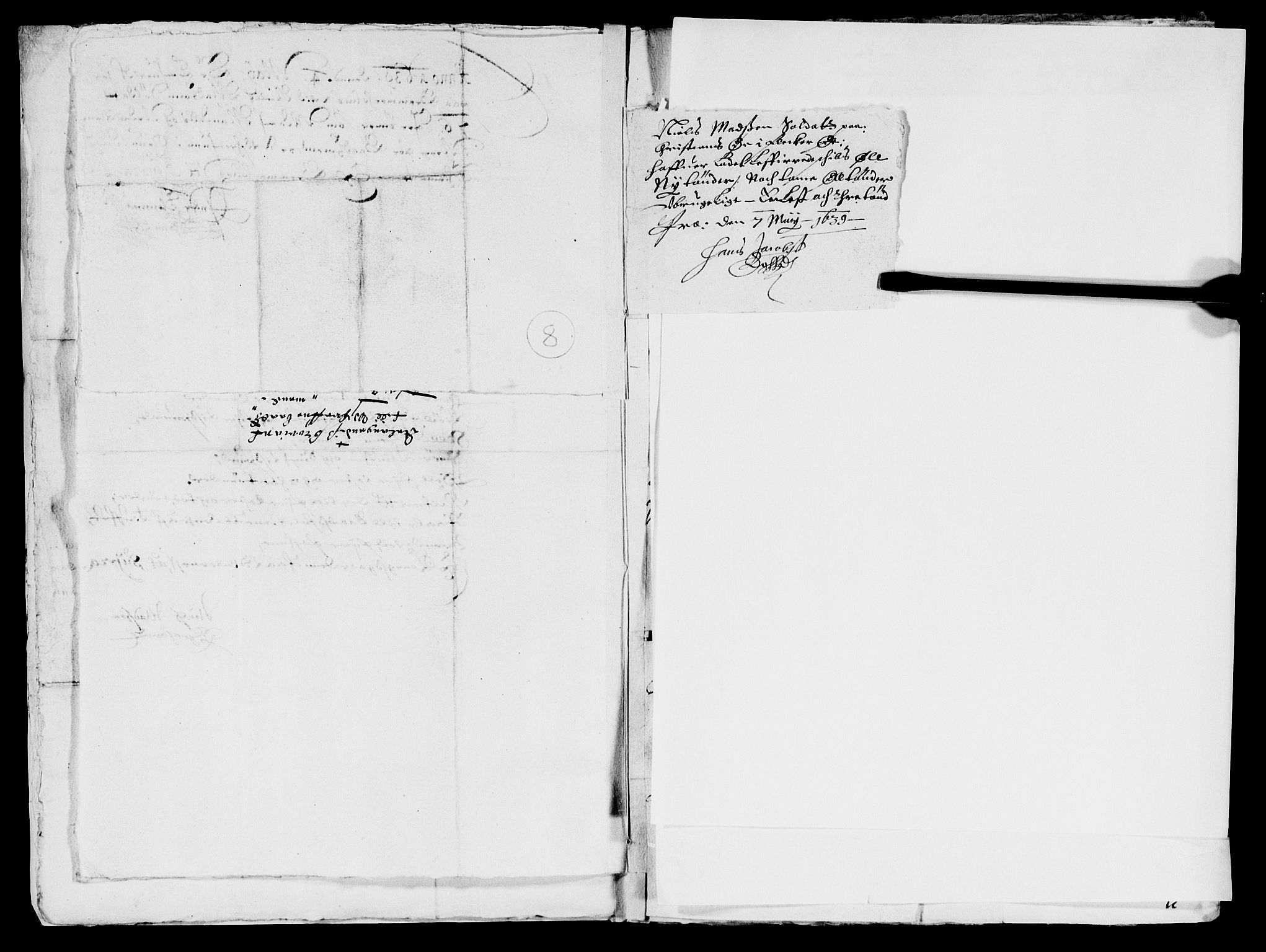 Rentekammeret inntil 1814, Reviderte regnskaper, Lensregnskaper, AV/RA-EA-5023/R/Rb/Rbq/L0027: Nedenes len. Mandals len. Råbyggelag., 1637-1639