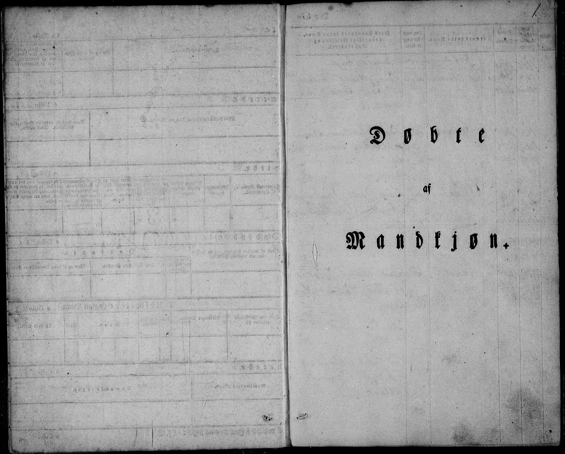 Skjold sokneprestkontor, SAST/A-101847/H/Ha/Haa/L0006: Parish register (official) no. A 6.1, 1835-1858, p. 1