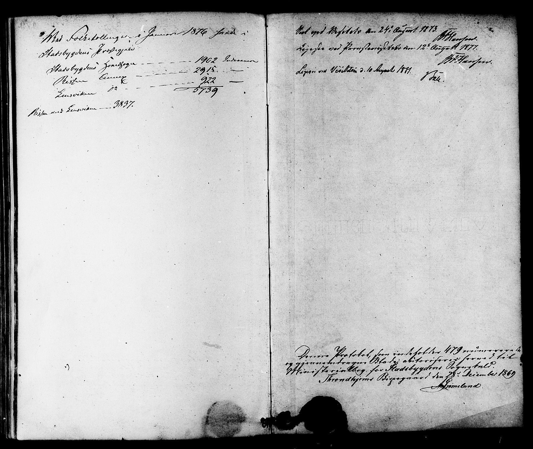 Ministerialprotokoller, klokkerbøker og fødselsregistre - Sør-Trøndelag, SAT/A-1456/646/L0613: Parish register (official) no. 646A11, 1870-1884