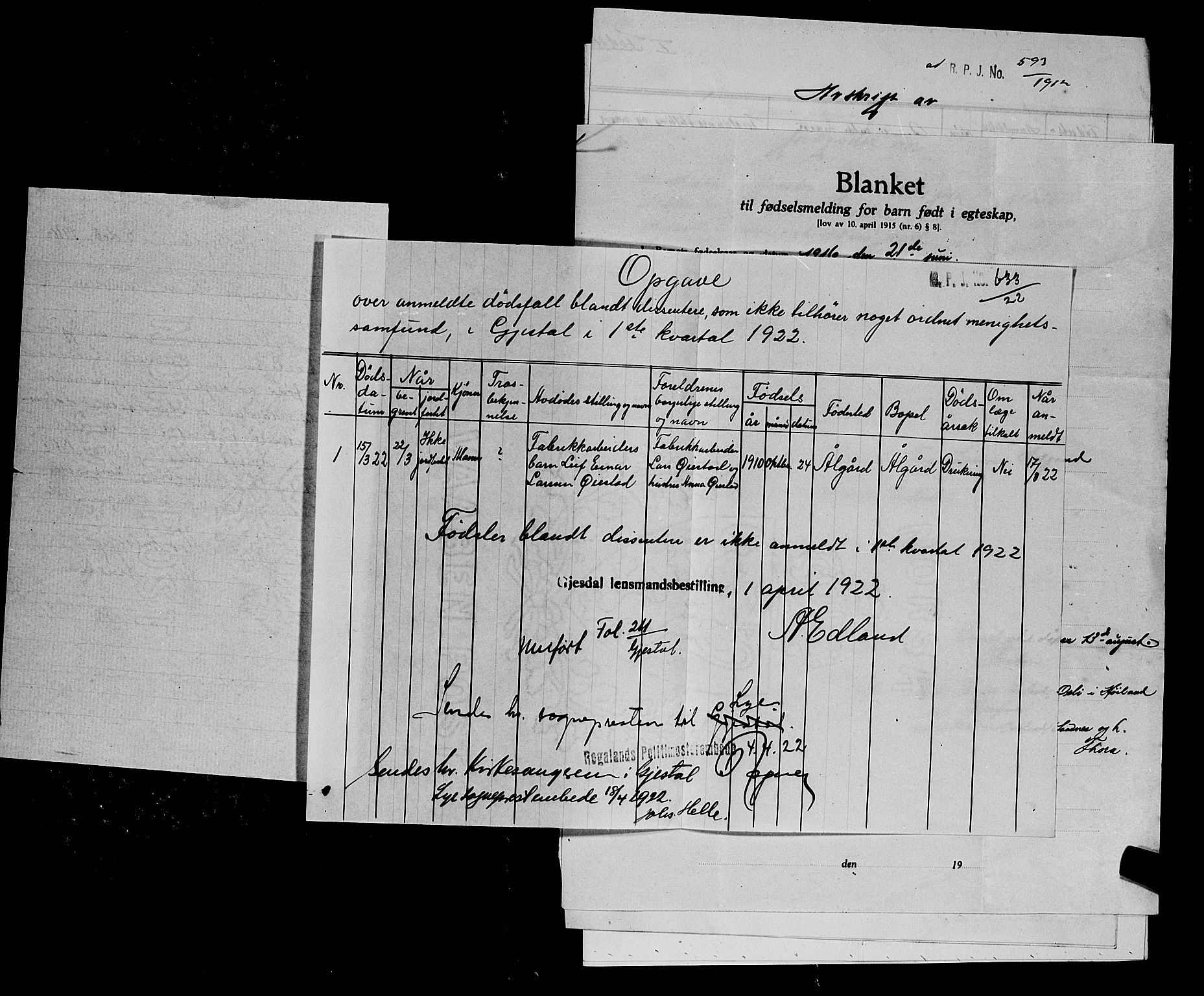 Lye sokneprestkontor, SAST/A-101794/001/30BB/L0008: Parish register (copy) no. B 7, 1887-1901