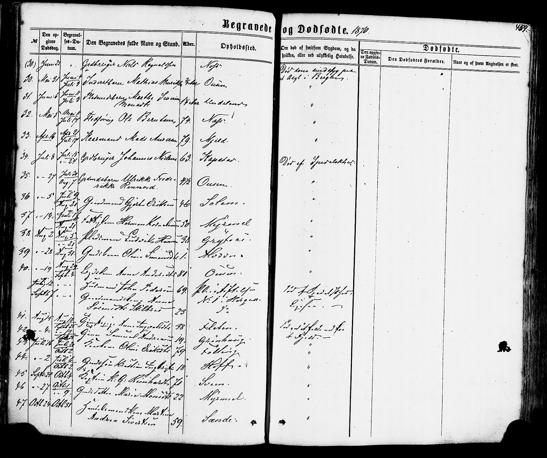 Gaular sokneprestembete, SAB/A-80001/H/Haa: Parish register (official) no. A 5, 1860-1881, p. 459