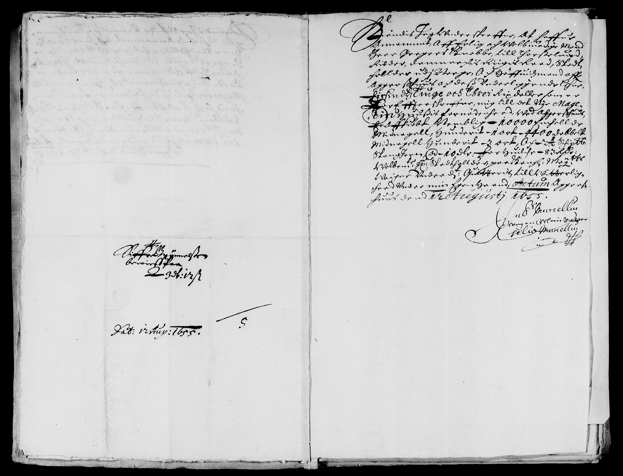 Rentekammeret inntil 1814, Reviderte regnskaper, Lensregnskaper, AV/RA-EA-5023/R/Rb/Rba/L0232: Akershus len, 1652-1656