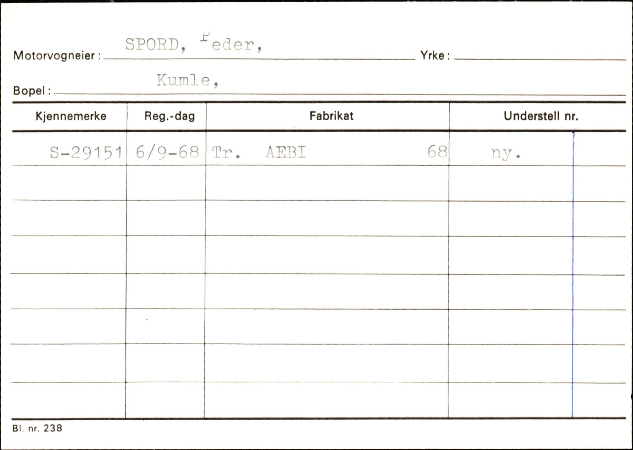 Statens vegvesen, Sogn og Fjordane vegkontor, AV/SAB-A-5301/4/F/L0132: Eigarregister Askvoll A-Å. Balestrand A-Å, 1945-1975, p. 1175