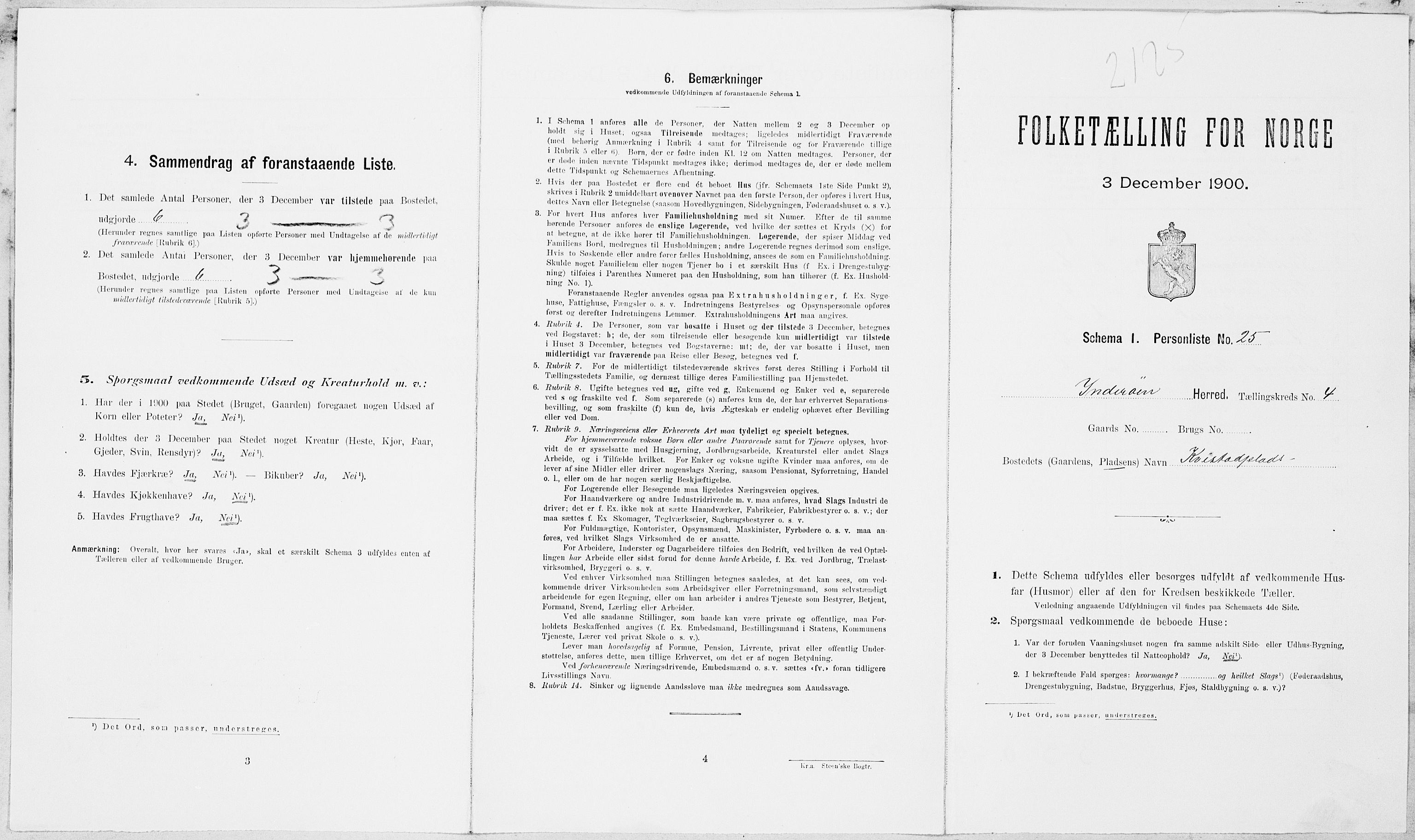 SAT, 1900 census for Inderøy, 1900, p. 640
