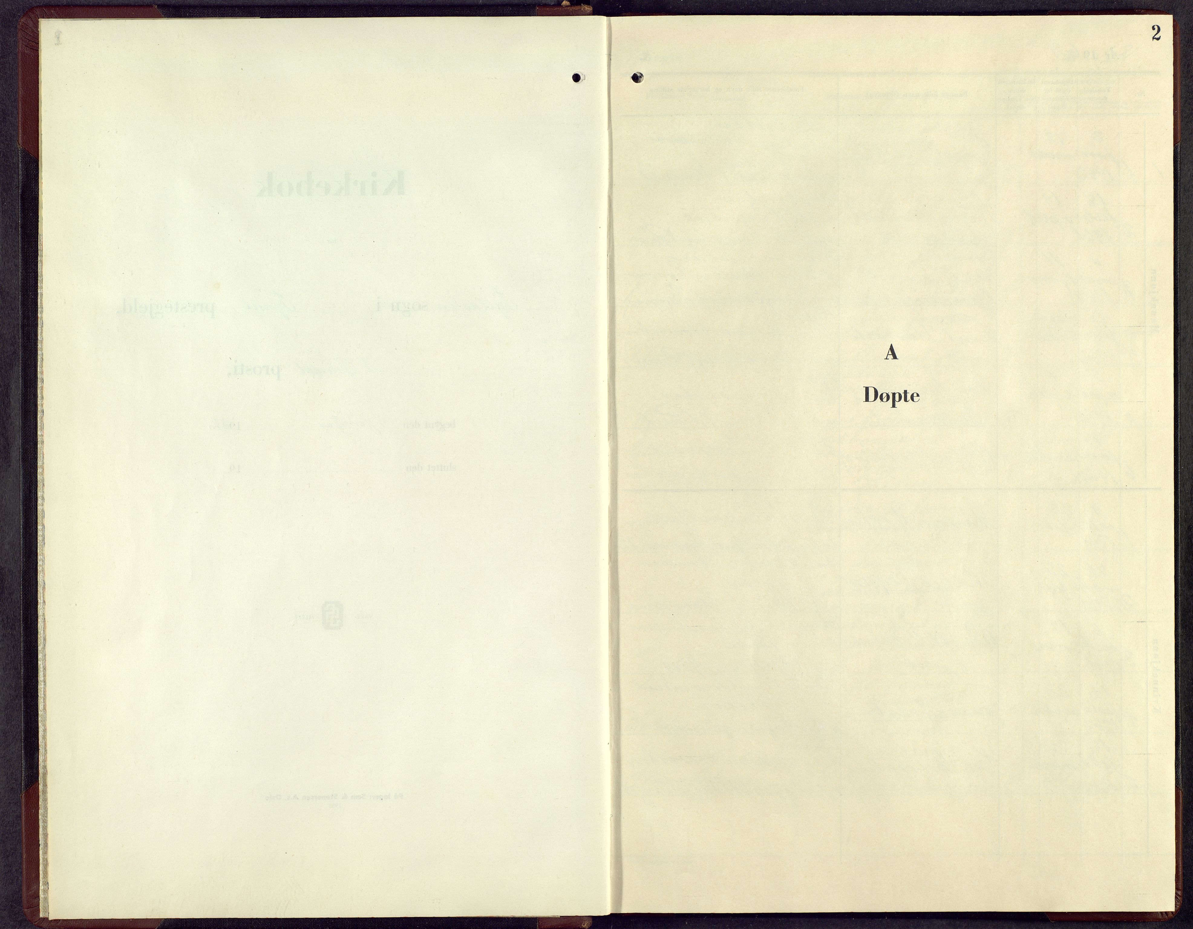 Tynset prestekontor, SAH/PREST-058/H/Ha/Hab/L0016: Parish register (copy) no. 16, 1962-1962, p. 2