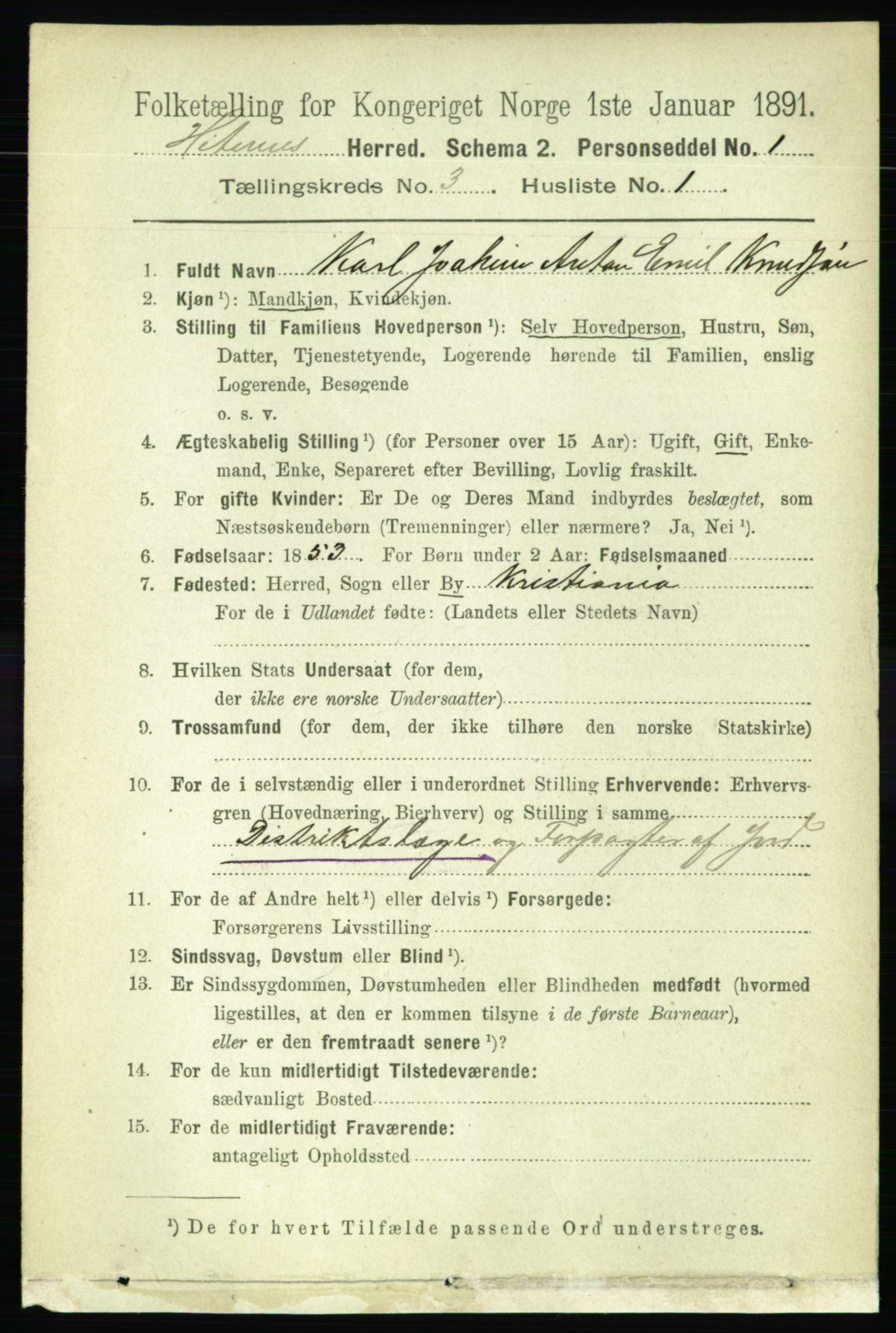 RA, 1891 census for 1617 Hitra, 1891, p. 478