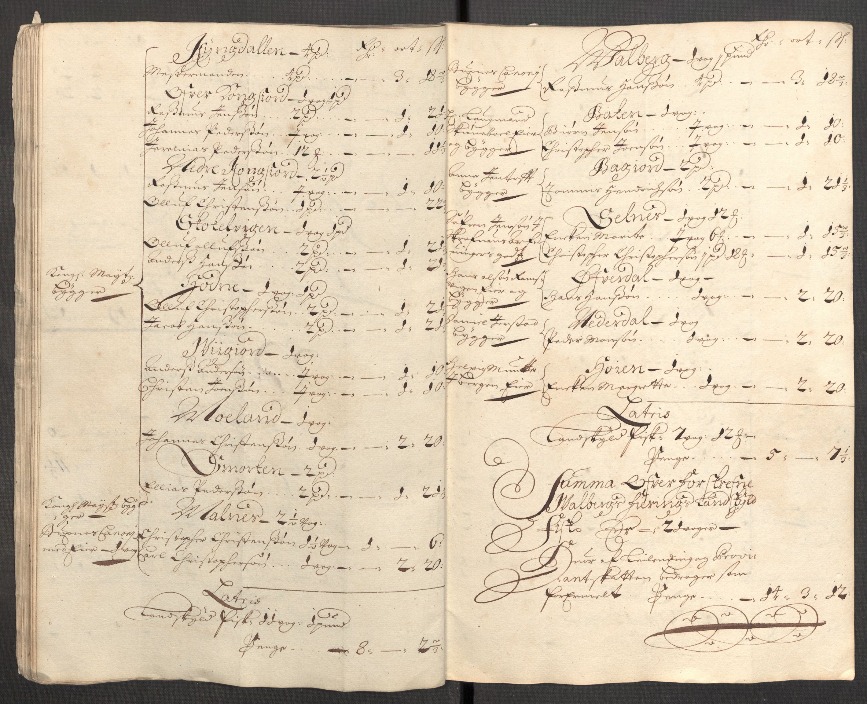 Rentekammeret inntil 1814, Reviderte regnskaper, Fogderegnskap, AV/RA-EA-4092/R67/L4678: Fogderegnskap Vesterålen, Andenes og Lofoten, 1696-1708, p. 218