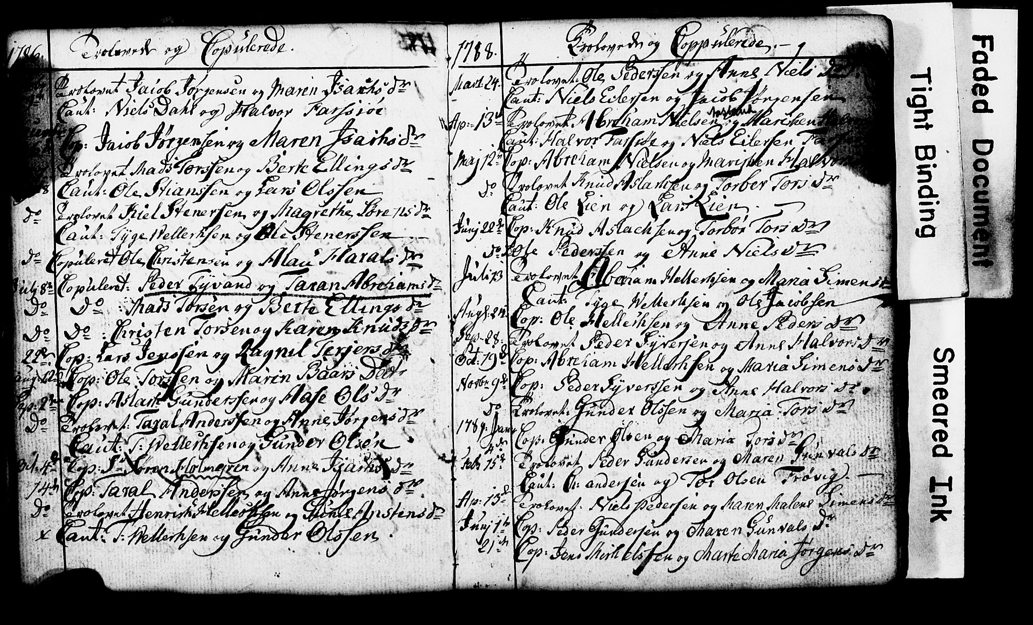 Sannidal kirkebøker, AV/SAKO-A-296/G/Ga/L0001: Parish register (copy) no. 1, 1782-1816