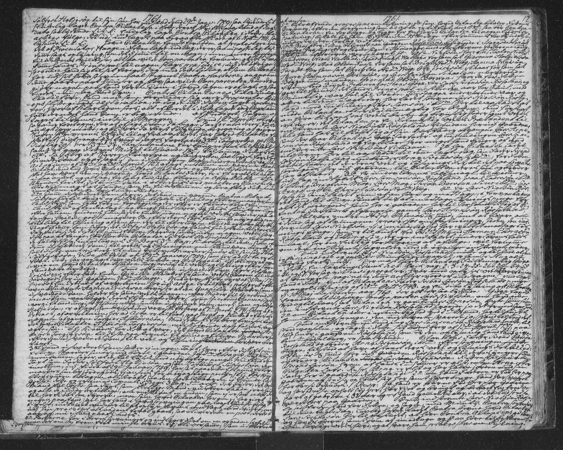 Hardanger og Voss sorenskriveri, AV/SAB-A-2501/1/1A/1Af/L0003: Tingbok for Hardanger, 1760-1767, p. 11b-12a