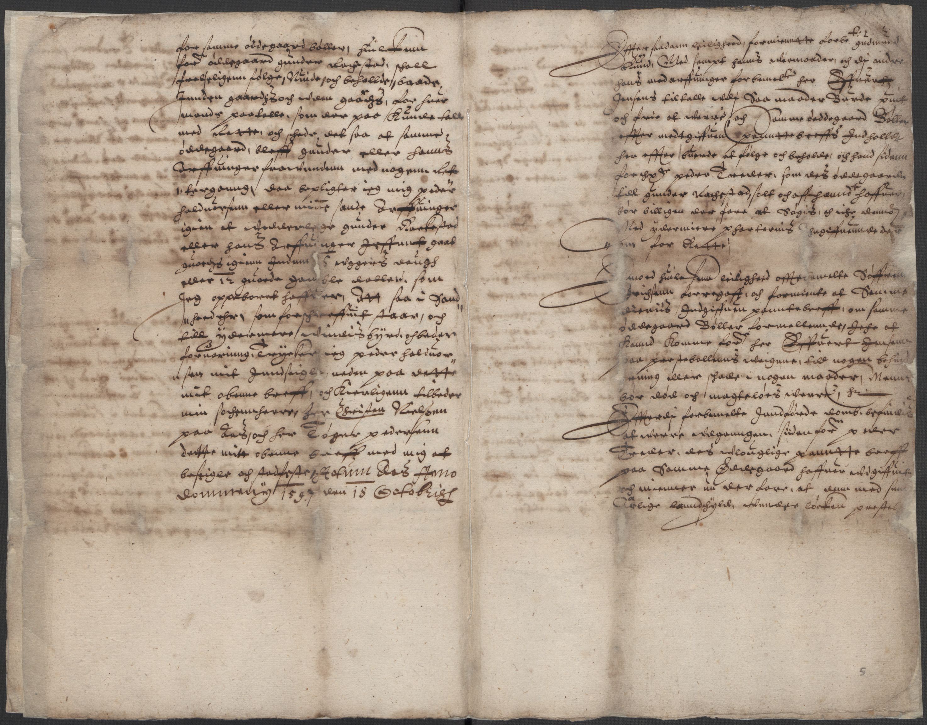 Riksarkivets diplomsamling, AV/RA-EA-5965/F15/L0007: Prestearkiv - Akershus, 1573-1693, p. 230