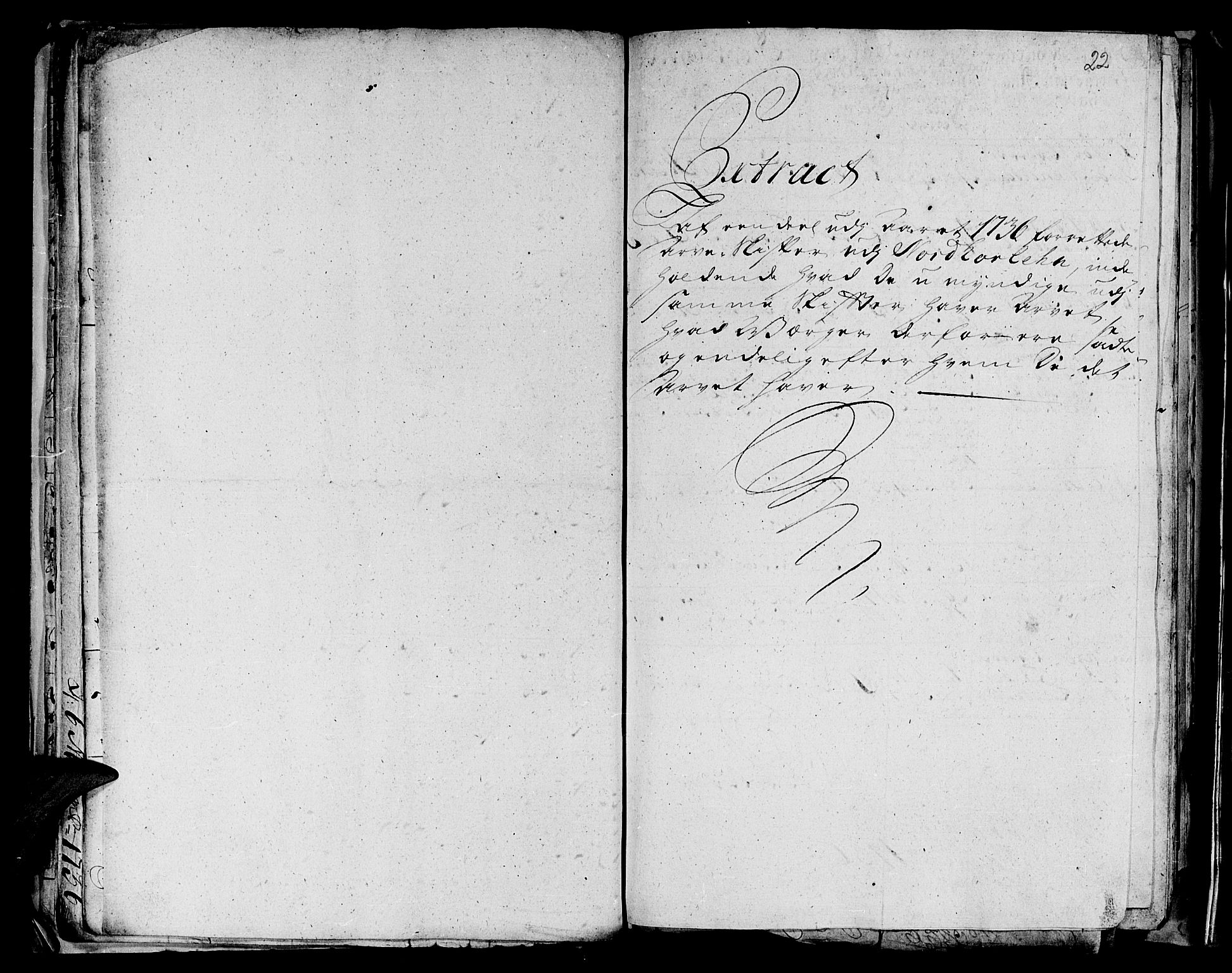 Stiftamtmannen i Bergen, AV/SAB-A-100006/F/Fd/Fdd/0003 / Lnr. 1972 - Nordhordland, 1731-1748, p. 21b-22a
