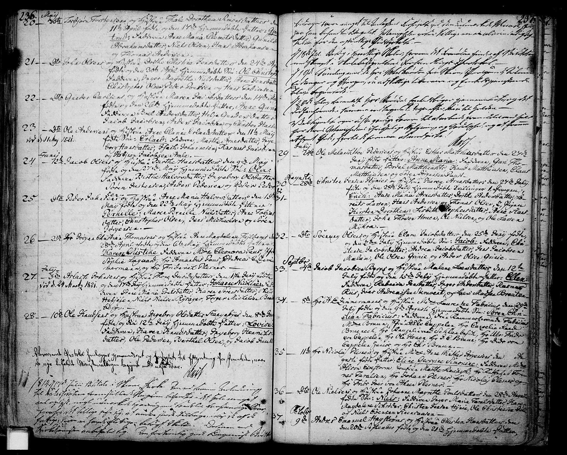 Skien kirkebøker, SAKO/A-302/F/Fa/L0004: Parish register (official) no. 4, 1792-1814, p. 236-237