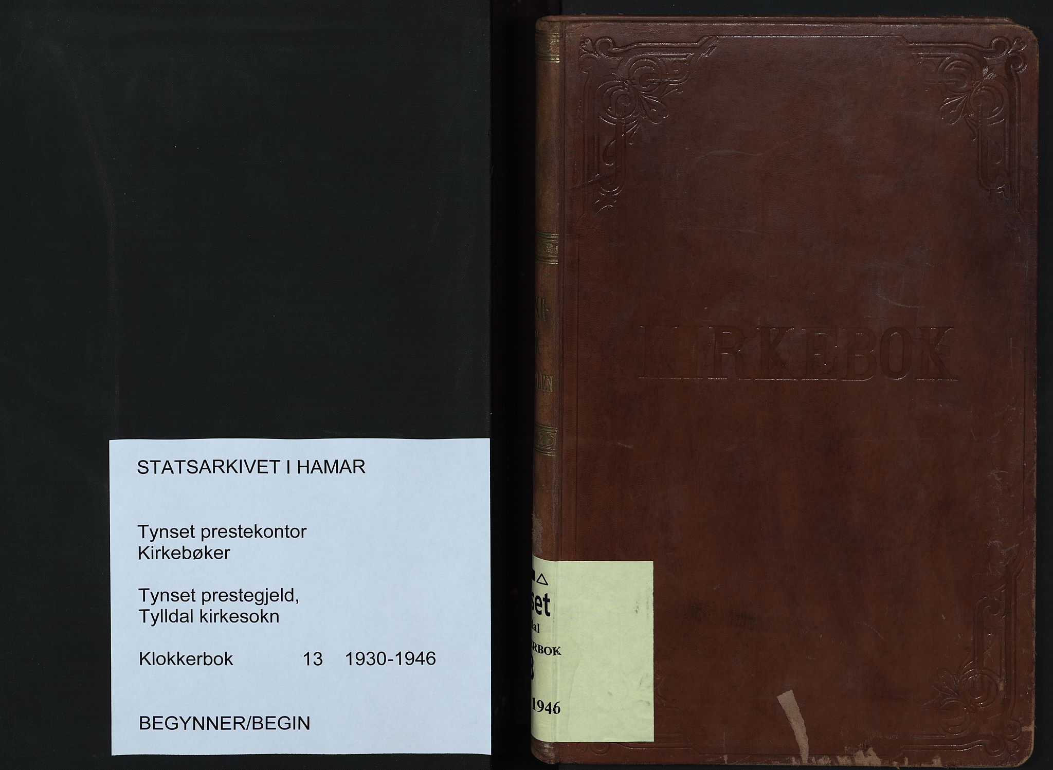 Tynset prestekontor, AV/SAH-PREST-058/H/Ha/Hab/L0013: Parish register (copy) no. 13, 1930-1946