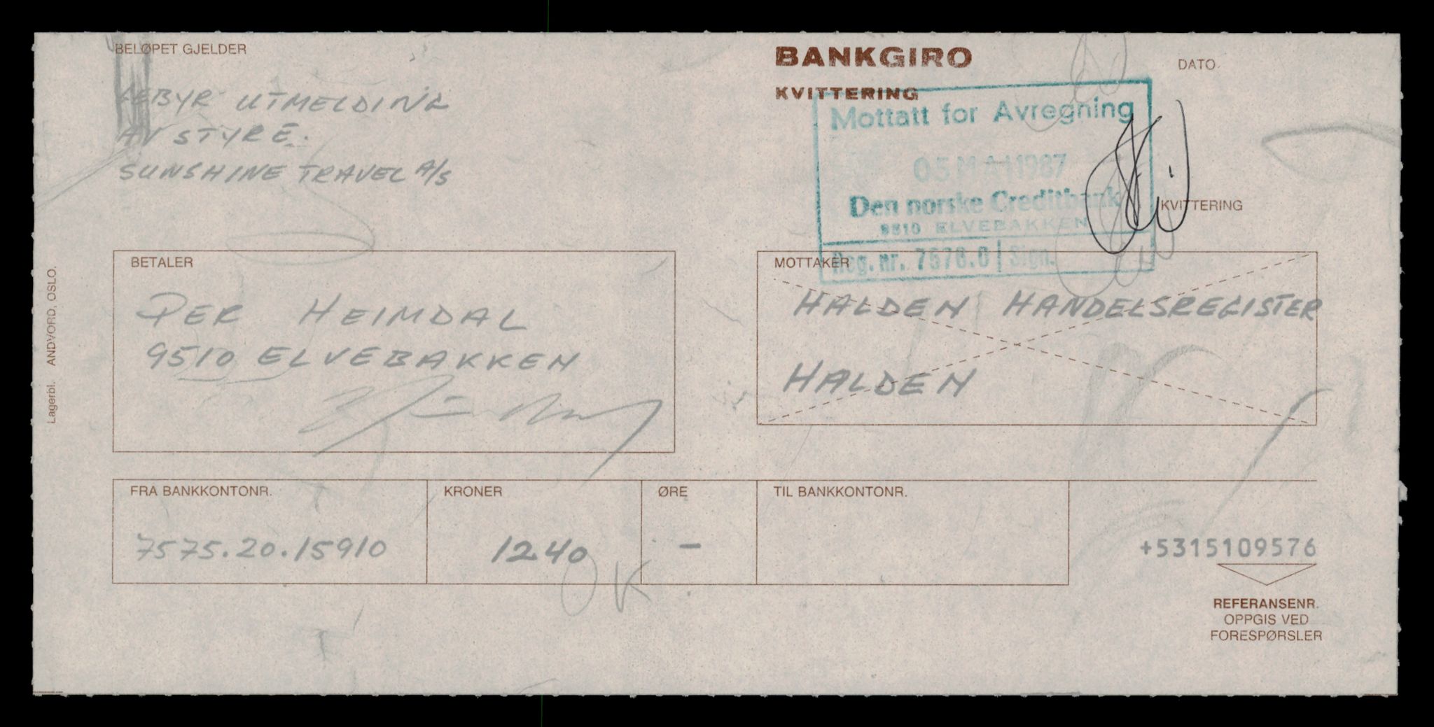 Halden tingrett, SAT/A-10067/K/Kb/Kbb/L0016: Aksjeselskap, Su-Ti, 1944-1990, p. 3