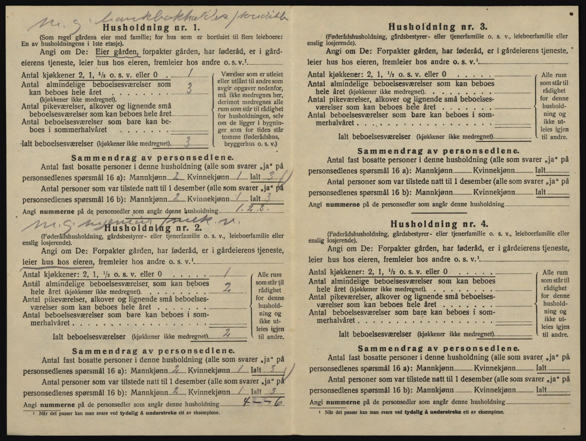 SAO, 1920 census for Glemmen, 1920, p. 2216