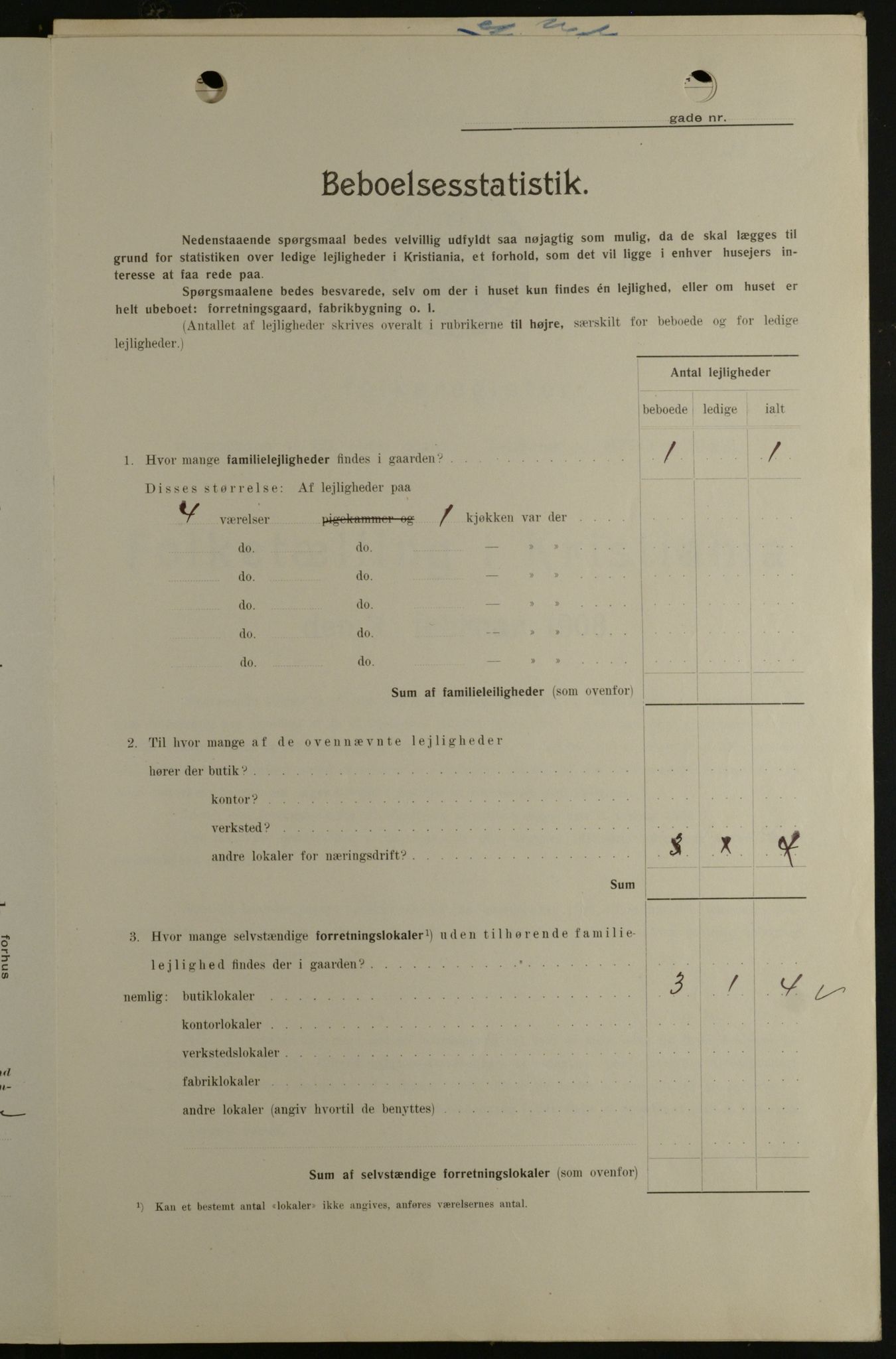 OBA, Municipal Census 1908 for Kristiania, 1908, p. 19789