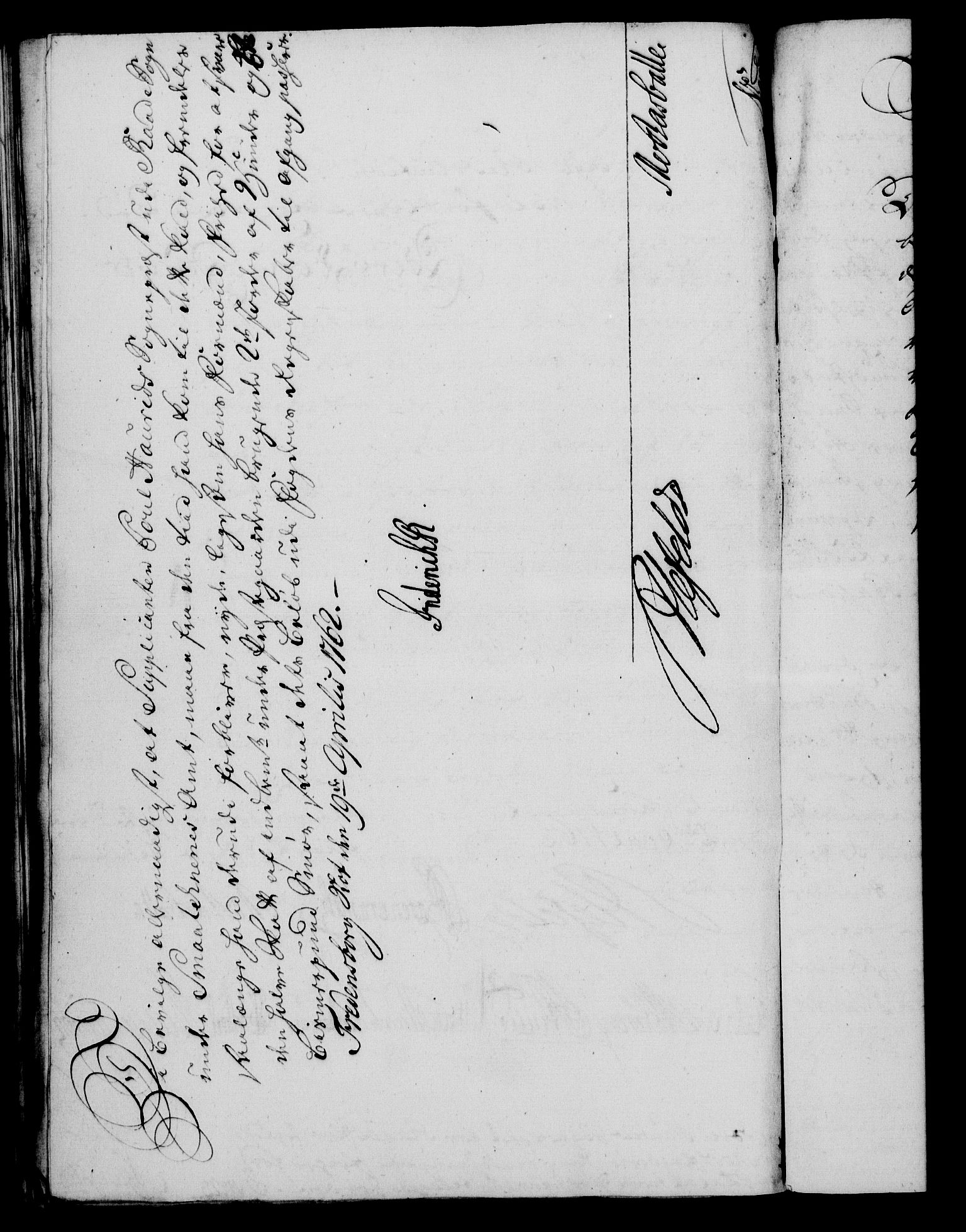Rentekammeret, Kammerkanselliet, RA/EA-3111/G/Gf/Gfa/L0044: Norsk relasjons- og resolusjonsprotokoll (merket RK 52.44), 1762, p. 172