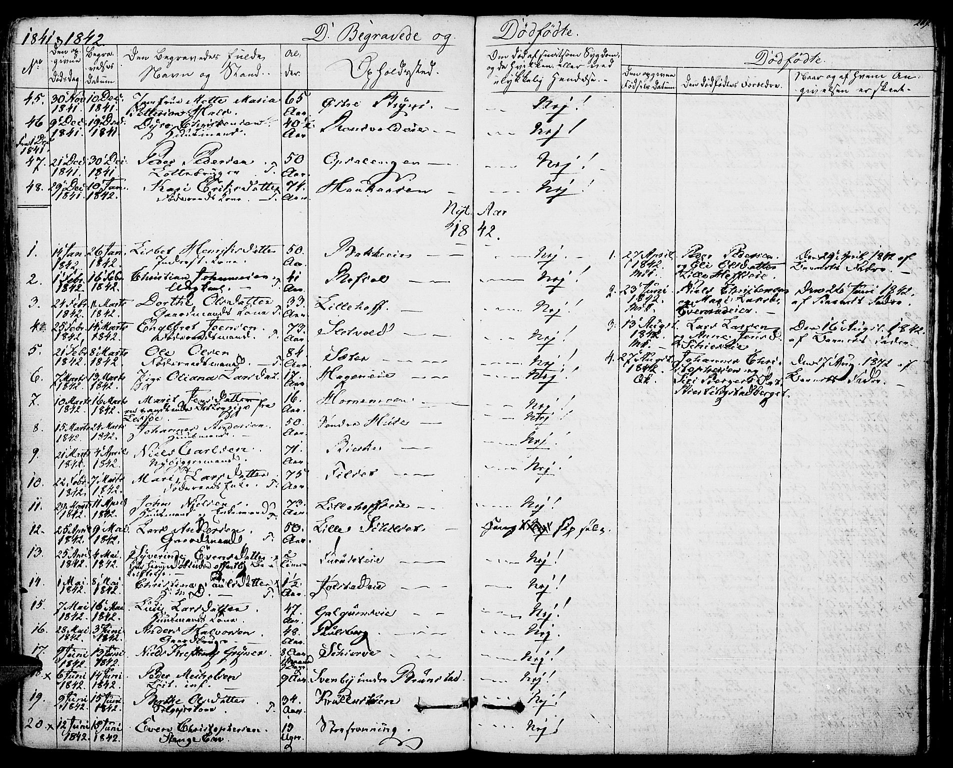 Romedal prestekontor, AV/SAH-PREST-004/K/L0003: Parish register (official) no. 3, 1829-1846, p. 289