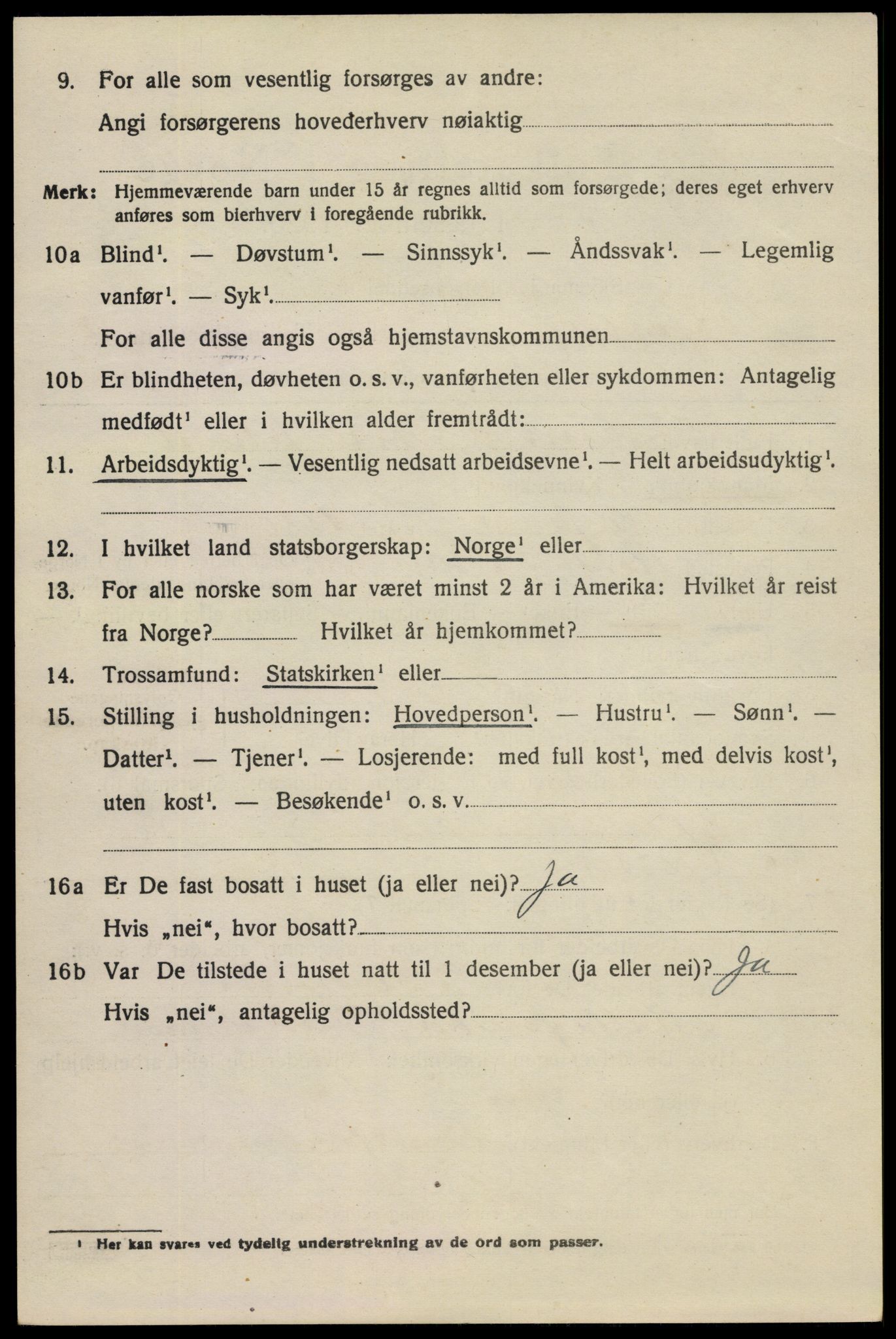 SAO, 1920 census for Sarpsborg, 1920, p. 10263