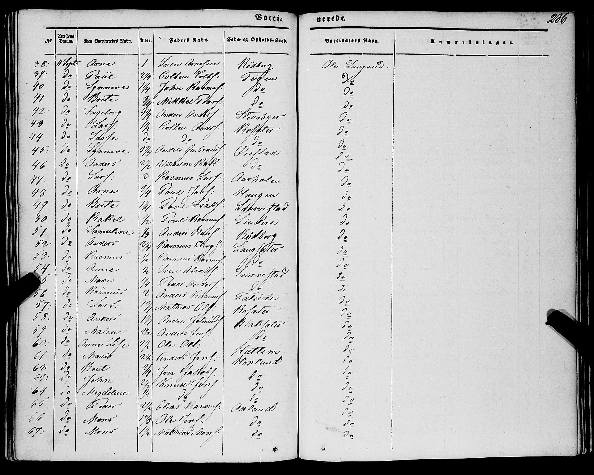 Innvik sokneprestembete, SAB/A-80501: Parish register (official) no. A 5, 1847-1865, p. 286