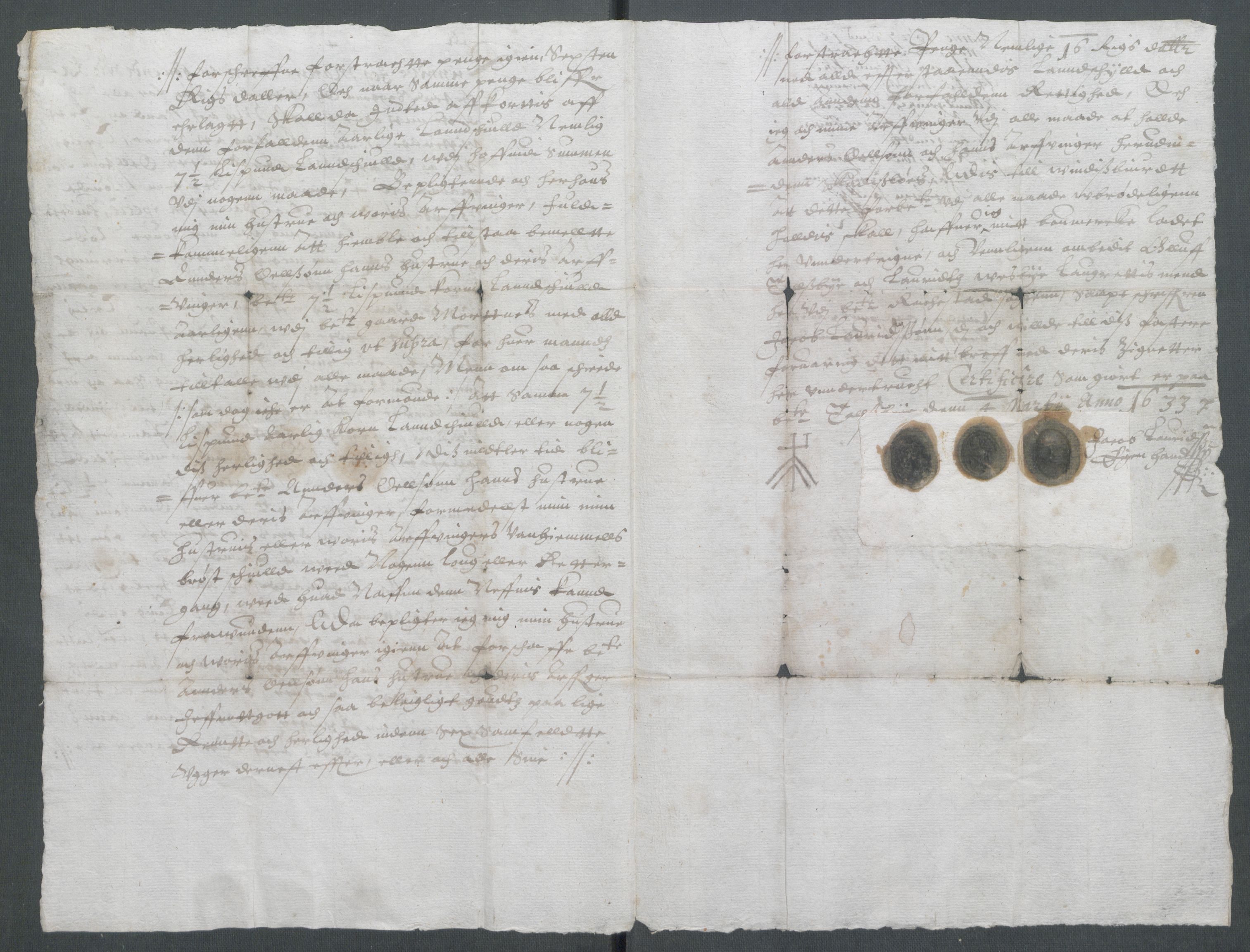 Riksarkivets diplomsamling, AV/RA-EA-5965/F02/L0144: Dokumenter, 1633, p. 16