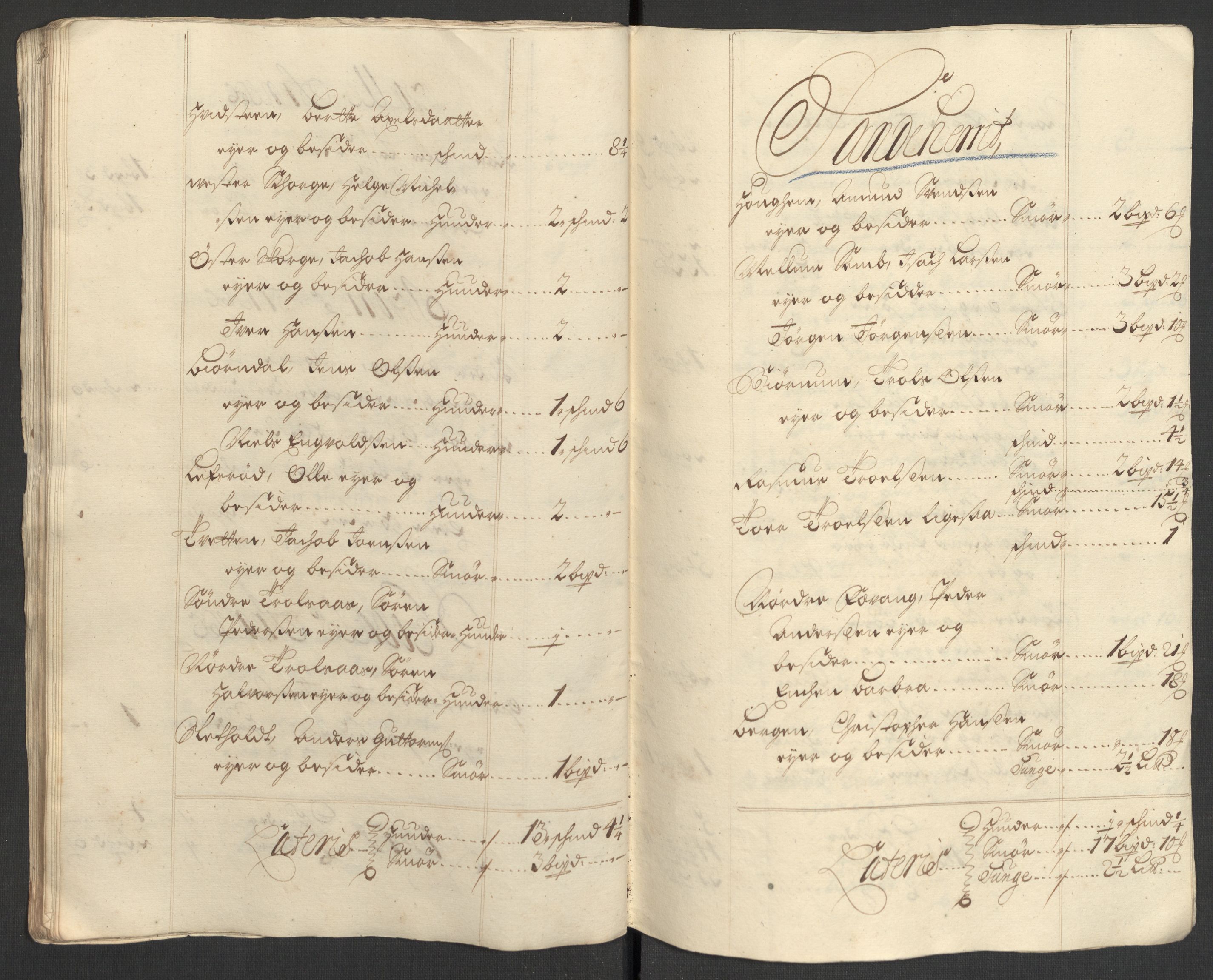 Rentekammeret inntil 1814, Reviderte regnskaper, Fogderegnskap, AV/RA-EA-4092/R33/L1976: Fogderegnskap Larvik grevskap, 1698-1701, p. 268