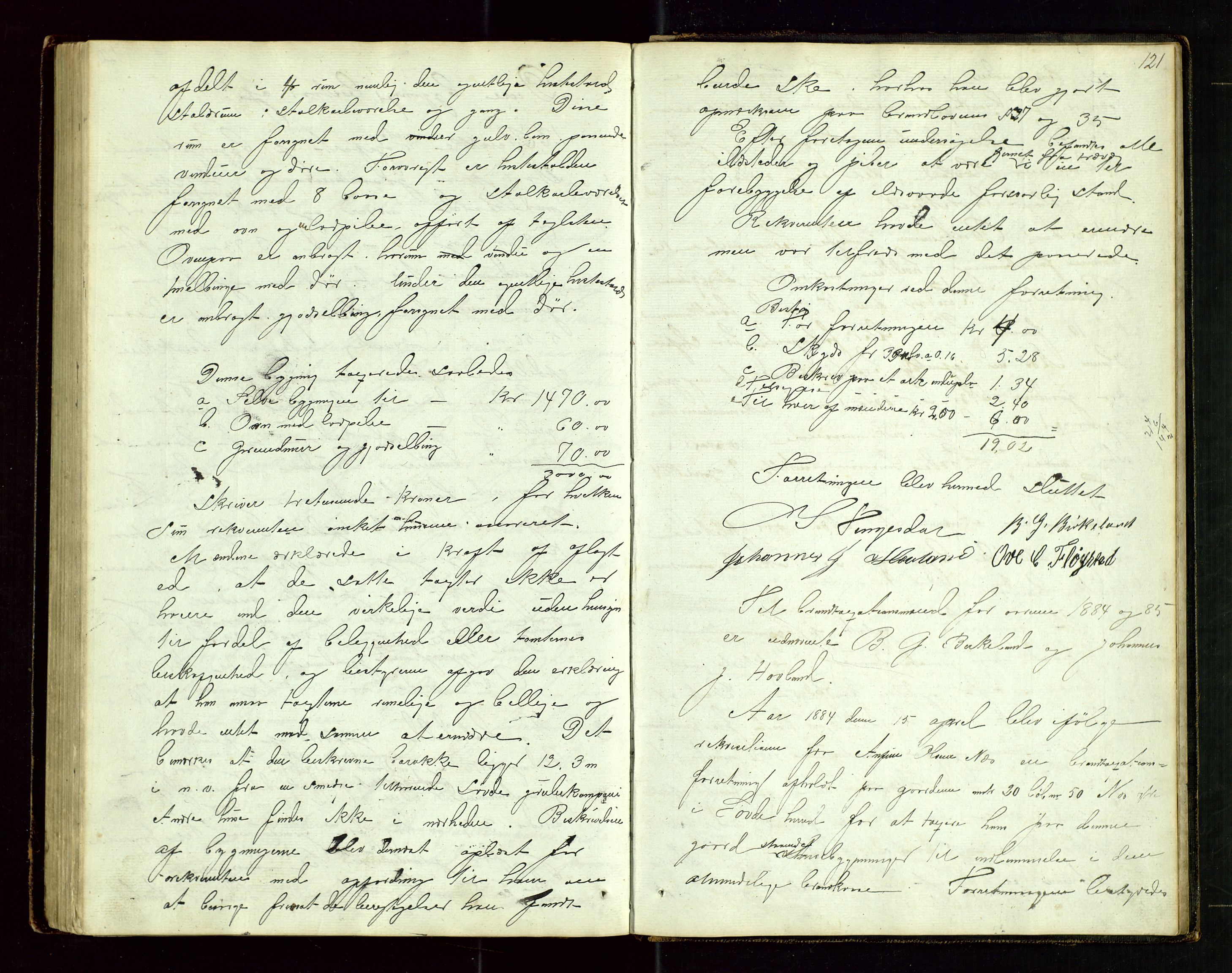 Sauda lensmannskontor, AV/SAST-A-100177/Goa/L0001: "Brandtaxations-Protocol for Søvde Thinglaug", 1846-1886, p. 120b-121a