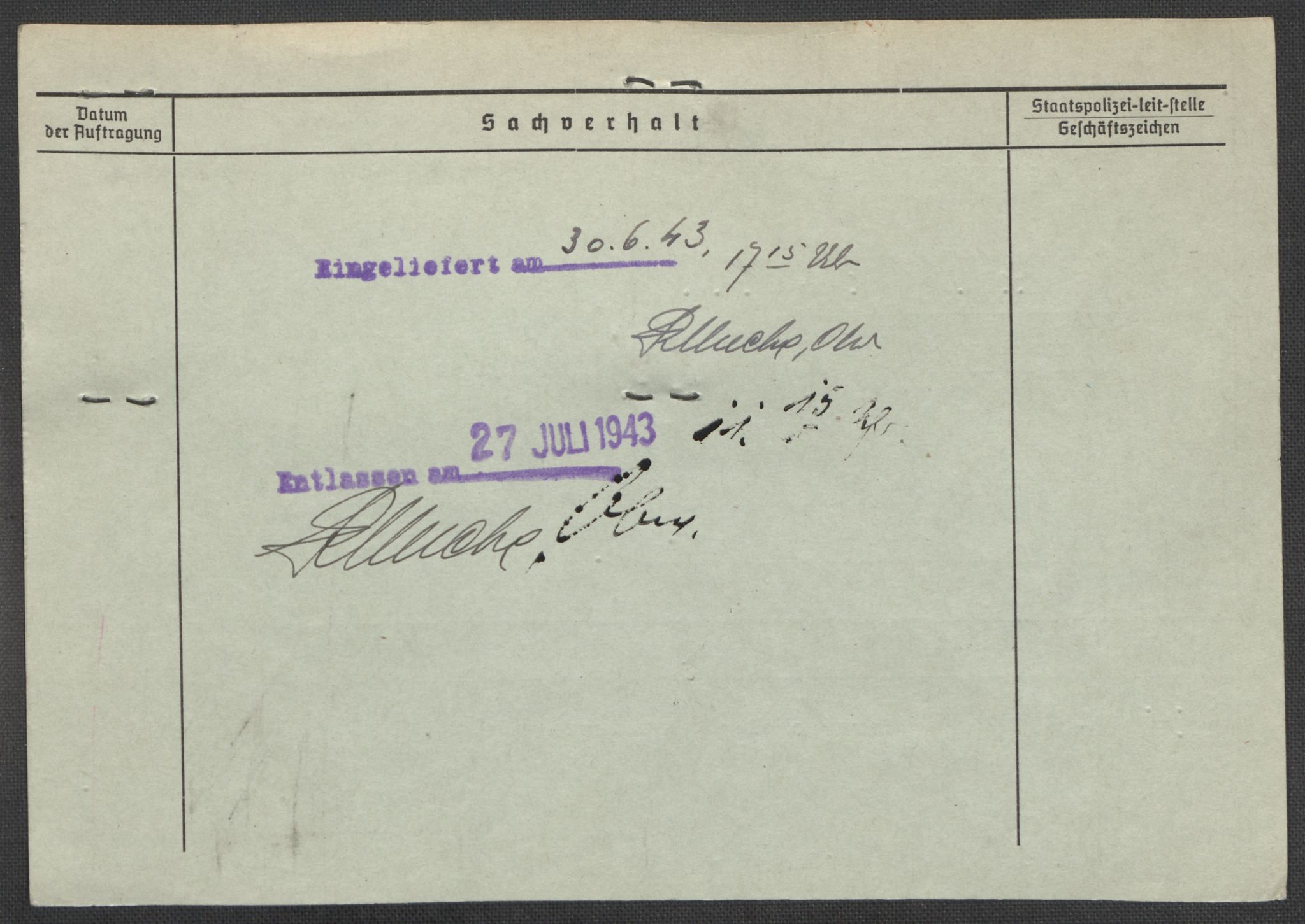 Befehlshaber der Sicherheitspolizei und des SD, AV/RA-RAFA-5969/E/Ea/Eaa/L0007: Register over norske fanger i Møllergata 19: Lundb-N, 1940-1945, p. 203