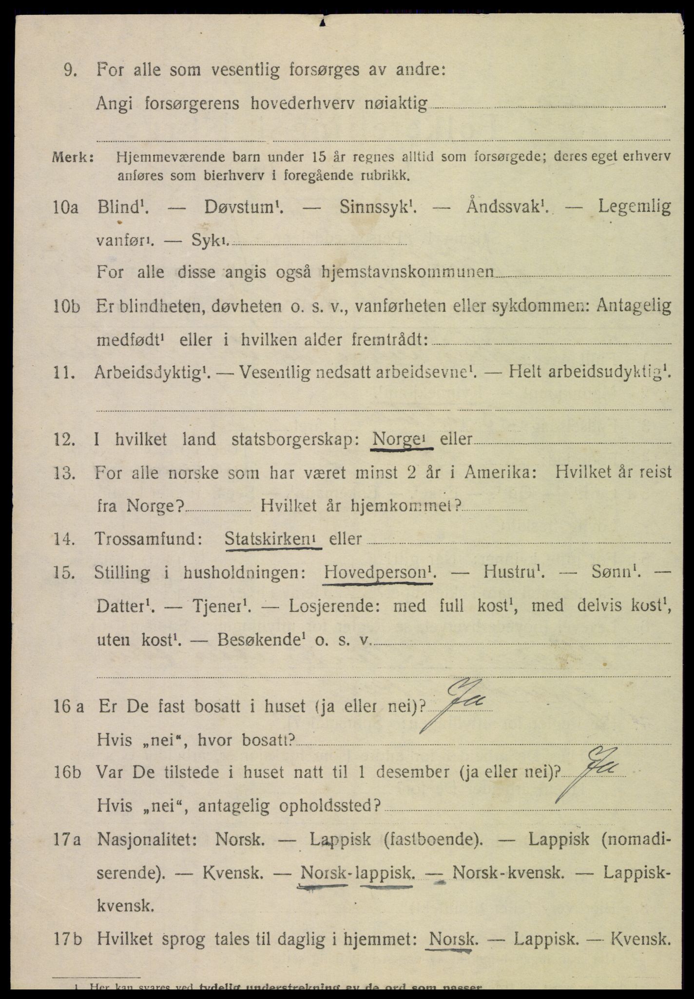 SAT, 1920 census for Rødøy, 1920, p. 3345