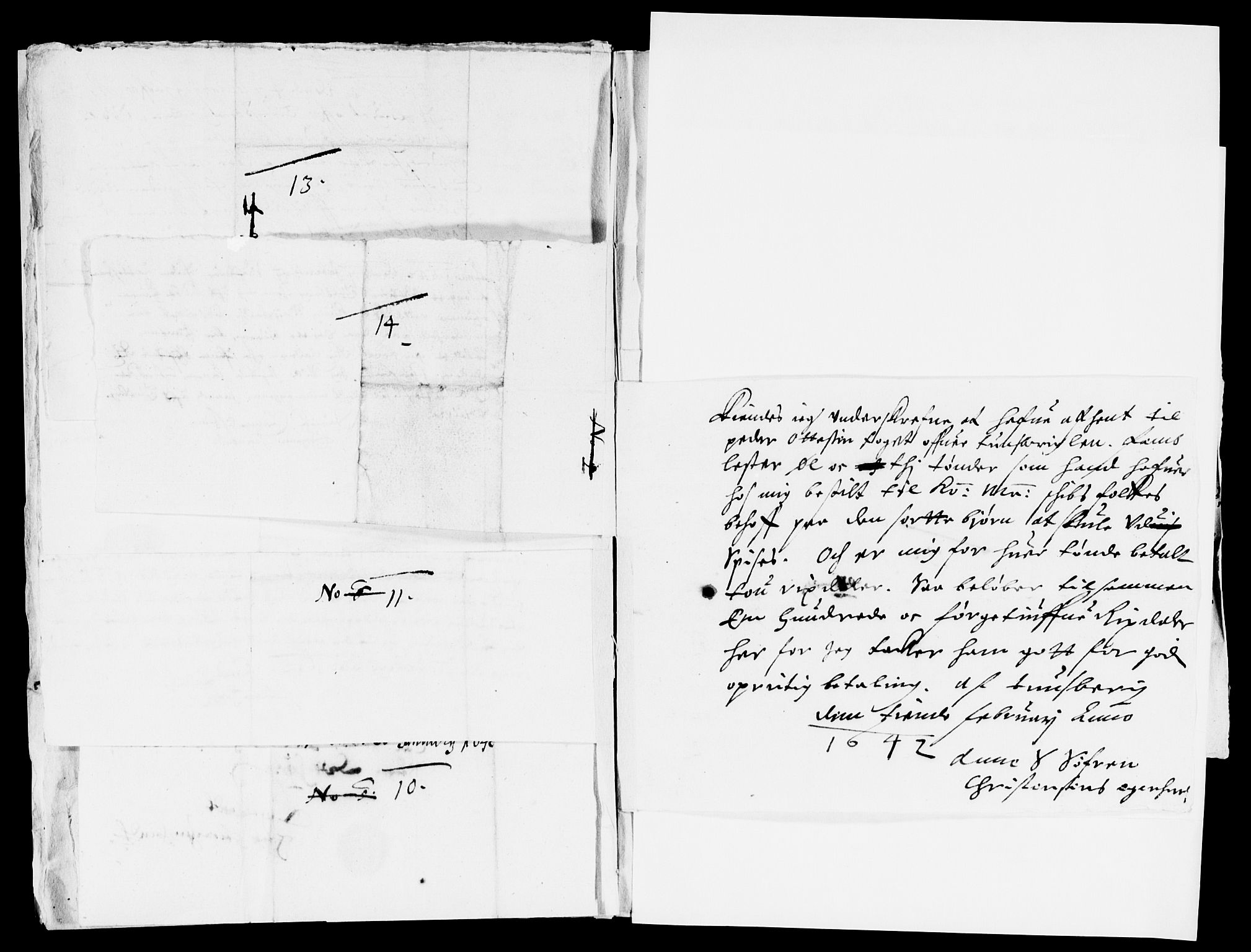 Rentekammeret inntil 1814, Reviderte regnskaper, Lensregnskaper, AV/RA-EA-5023/R/Rb/Rbo/L0022: Tønsberg len, 1641-1642
