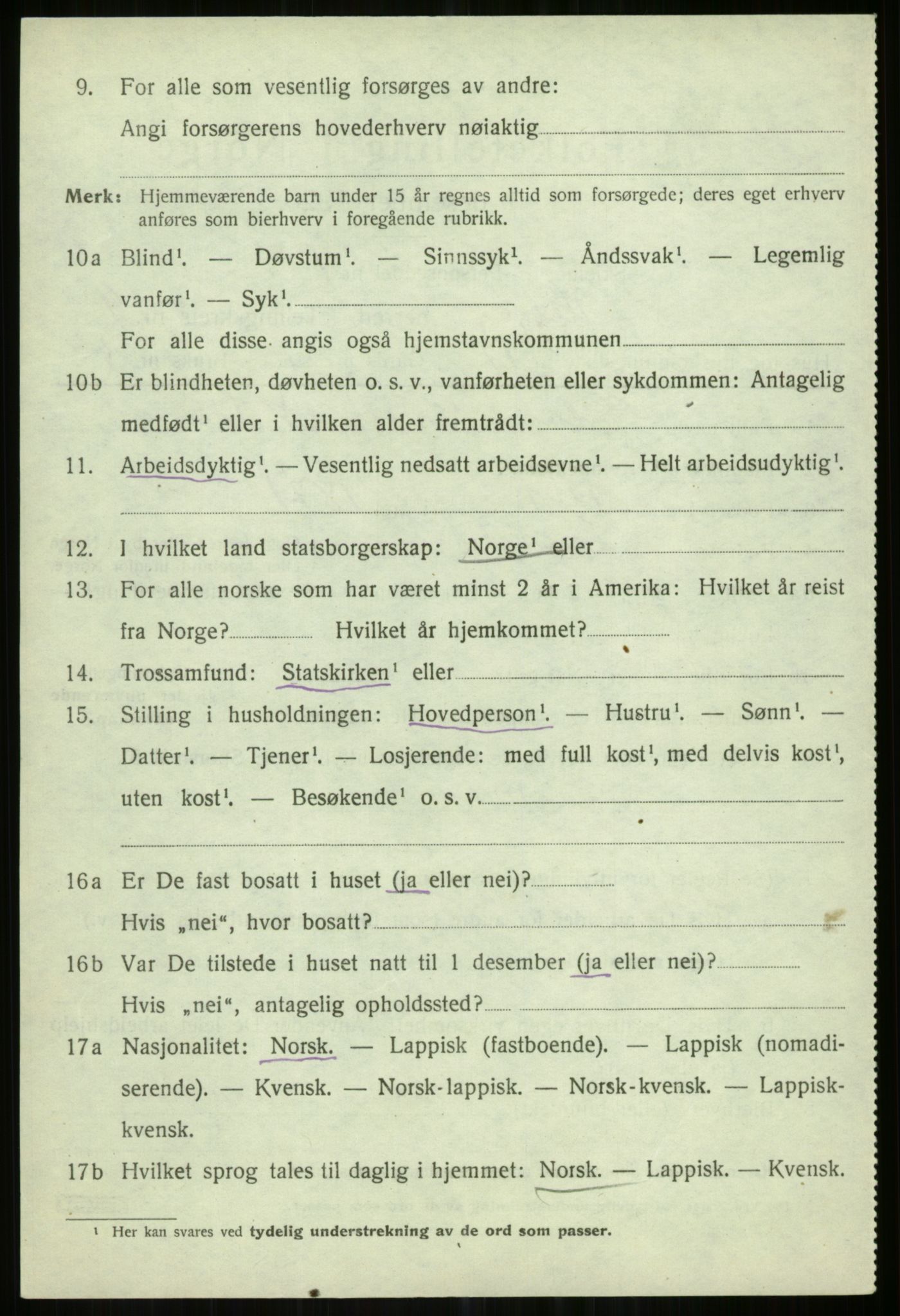 SATØ, 1920 census for Helgøy, 1920, p. 3502
