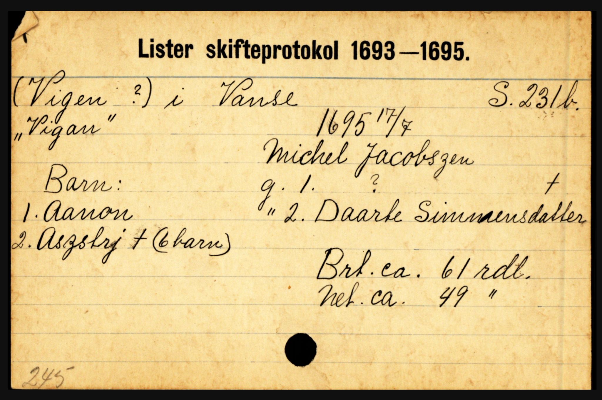 Lister sorenskriveri, AV/SAK-1221-0003/H, p. 42719