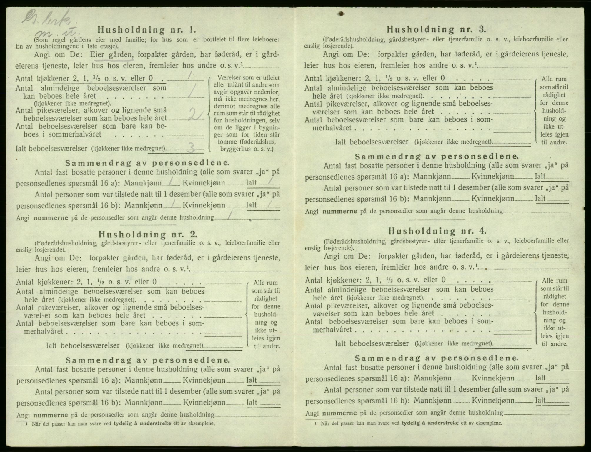 SAB, 1920 census for Etne, 1920, p. 766