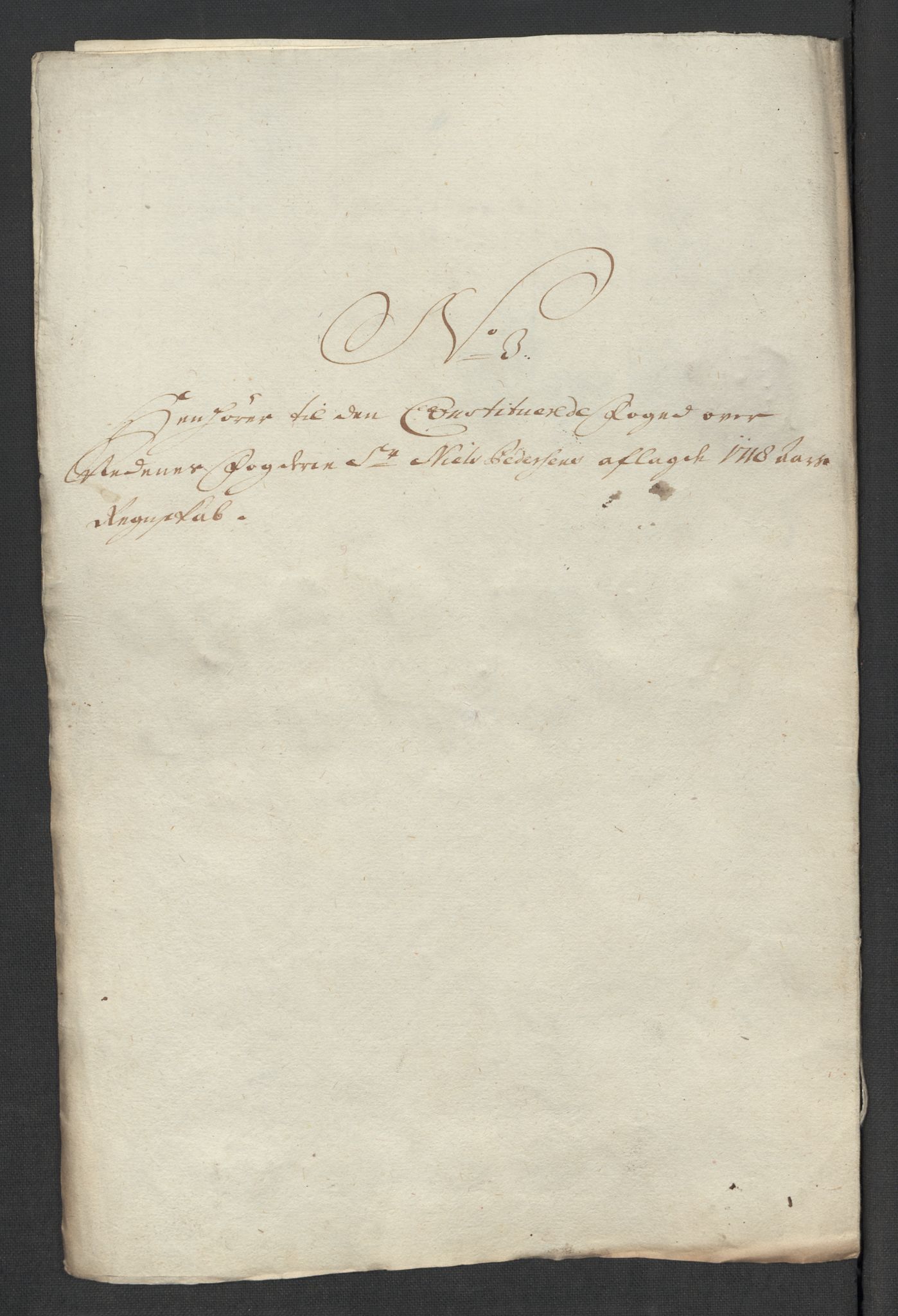 Rentekammeret inntil 1814, Reviderte regnskaper, Fogderegnskap, AV/RA-EA-4092/R39/L2327: Fogderegnskap Nedenes, 1718, p. 139